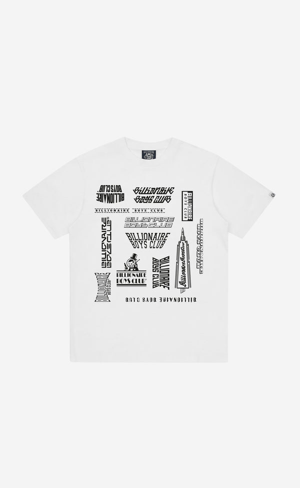 WHITE SIGNAGE T-SHIRT