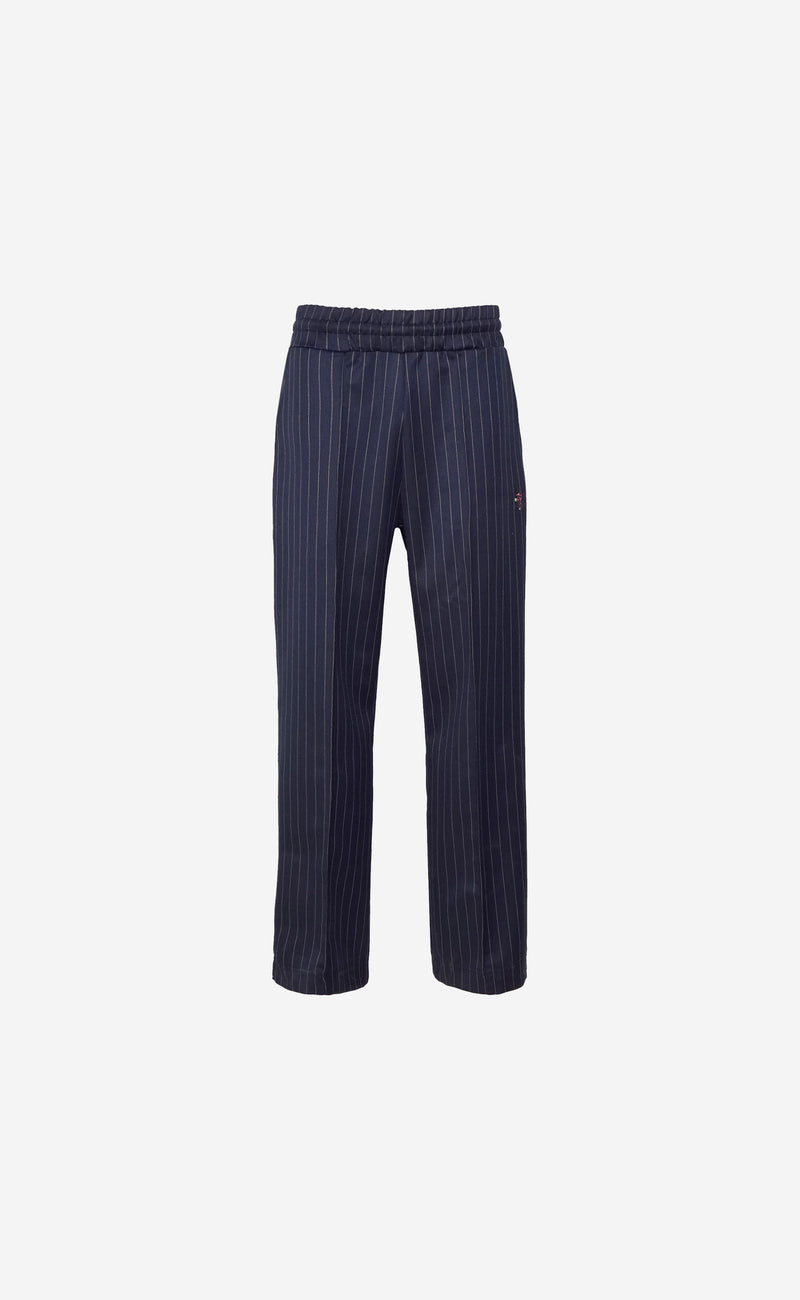 WIRDO PINSTRIPE TRACK PANTS BLUE