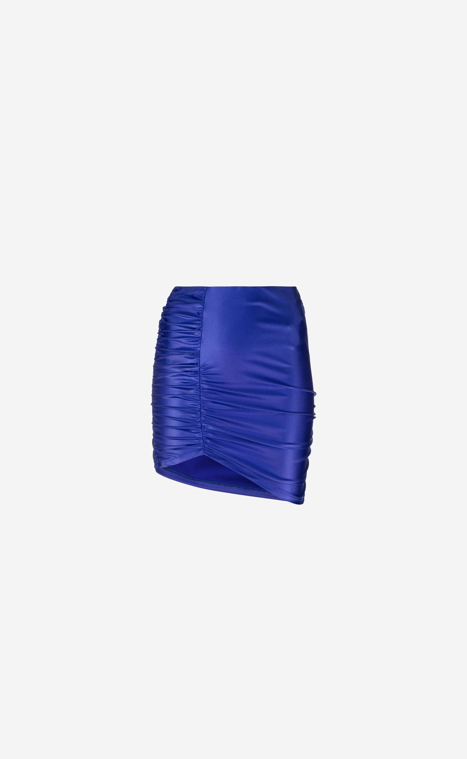 WRAP MINI SKIRT BLUE NO COLOR