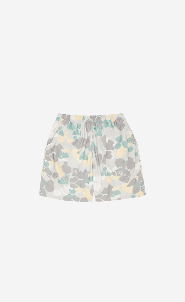 YELLOW CAMO SWIMMING SHORTS