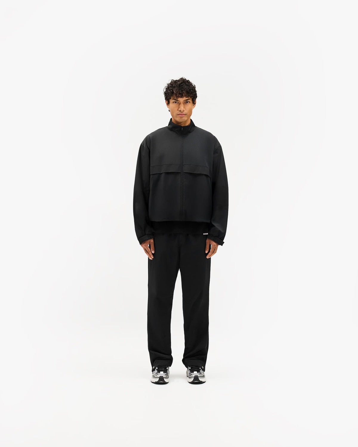 NYLON TRACK BLACK JACKET