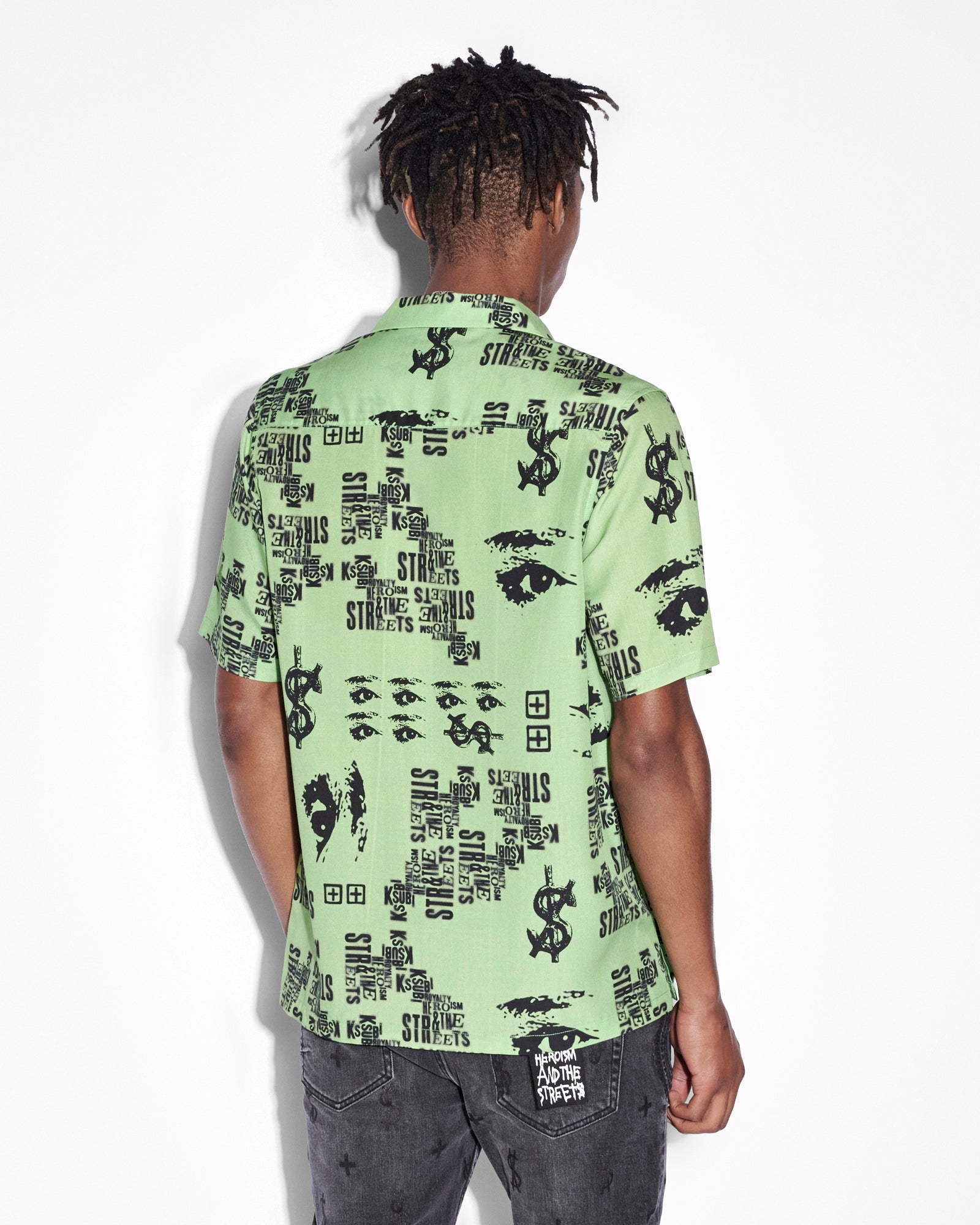 GRAFF RESORT SS GREEN SHIRT