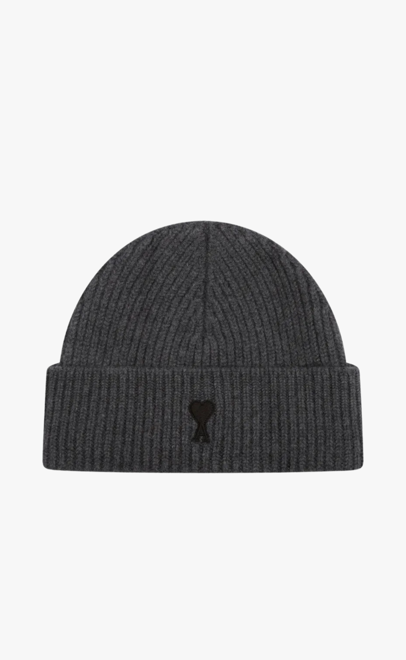 AMI DE COEUR WOOL DARK GREY BEANIE