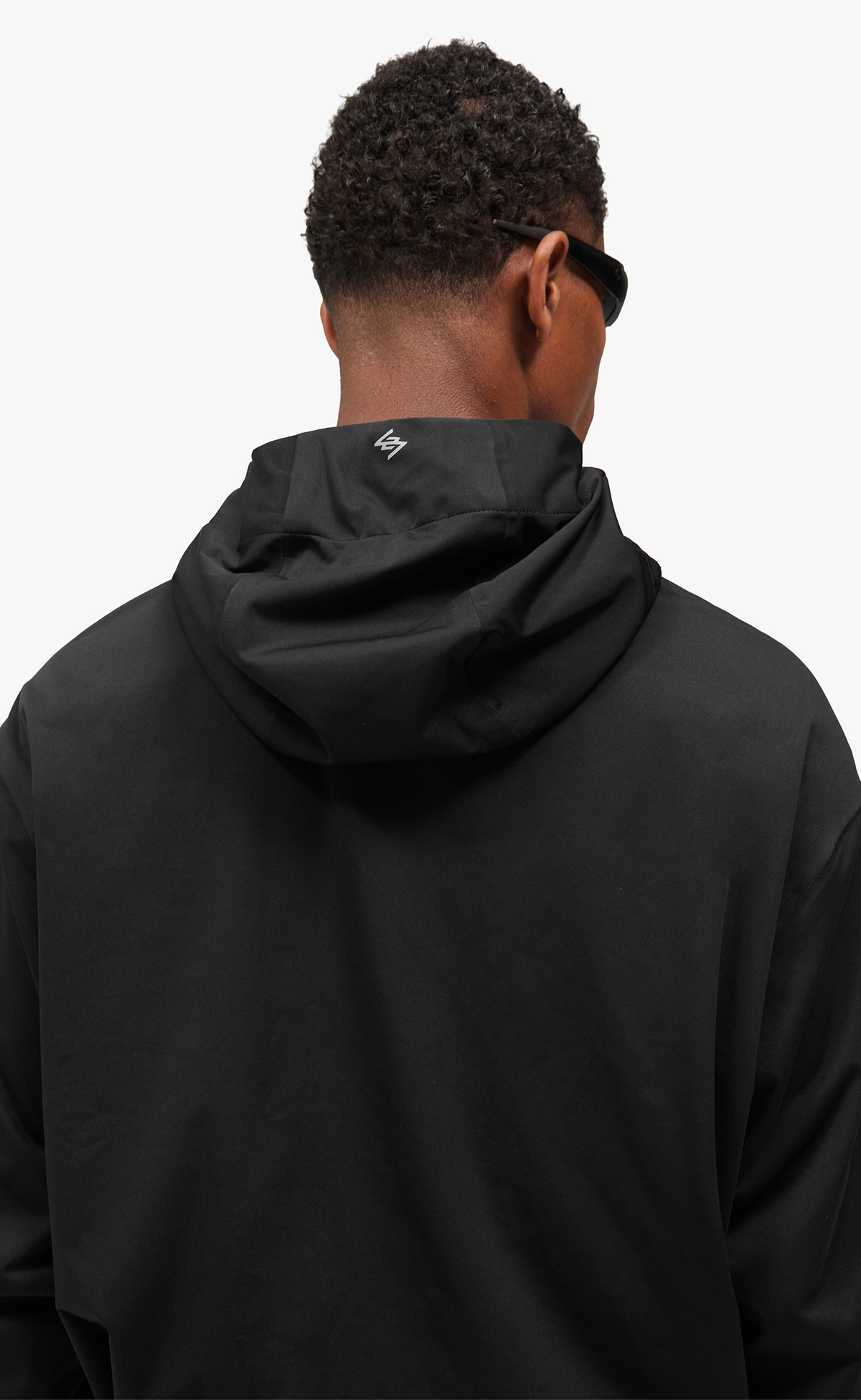 247 POWER SHIELD WINDBREAKER JET BLACK JACKET