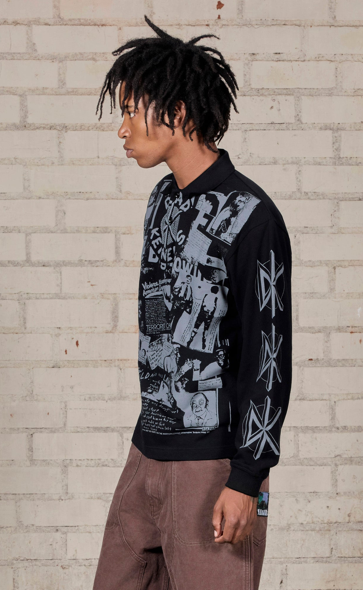 POSTER POLO BLACK CREWNECK