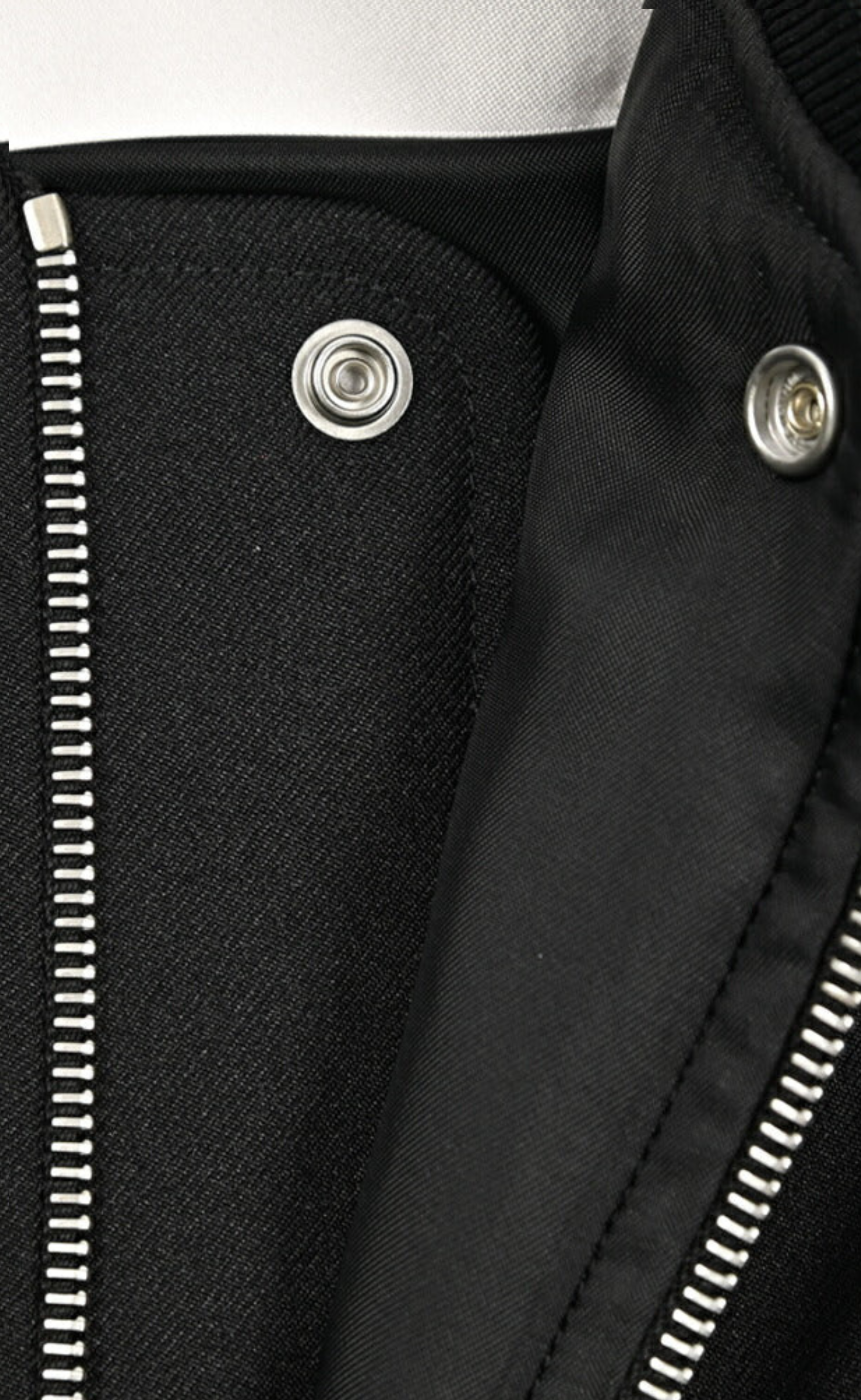 PADDED BOMBER BLACK JACKET