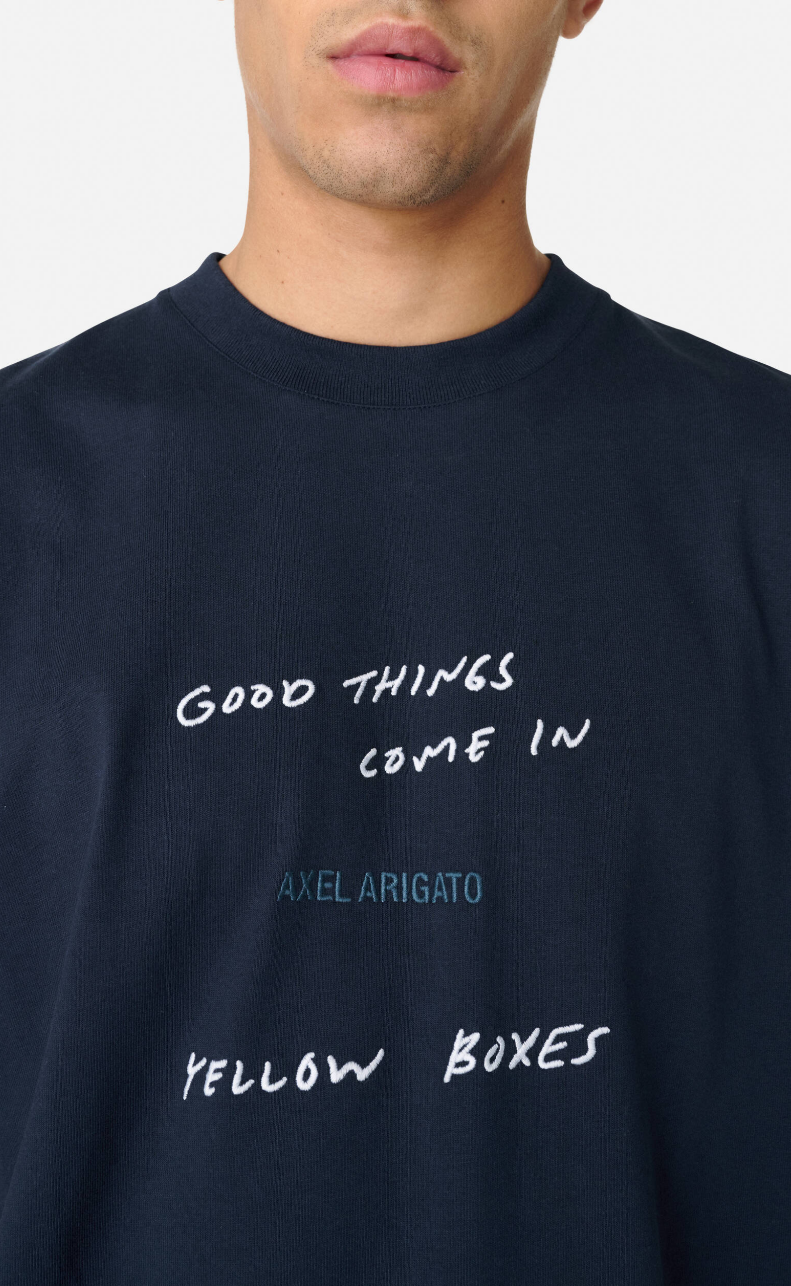 GOOD THINGS NAVY T-SHIRT
