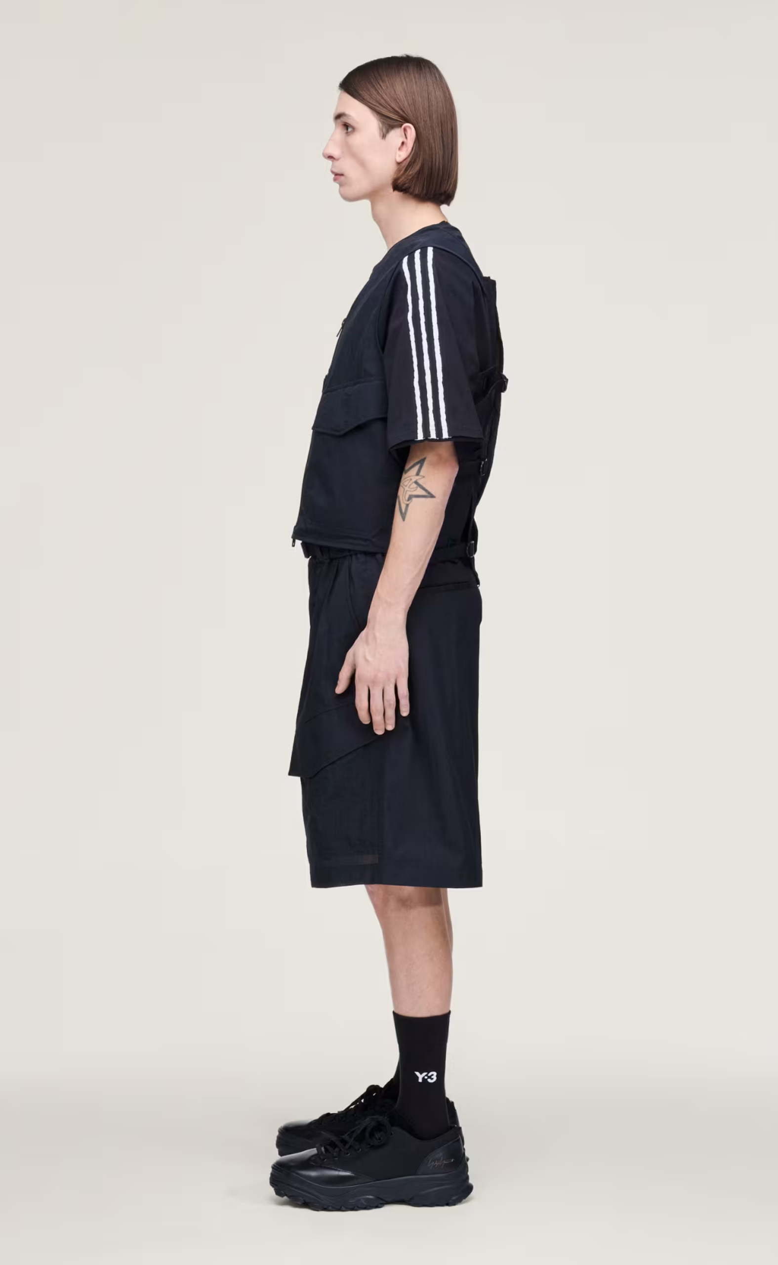 Y-3 TACTICAL UTILITY BLACK VEST
