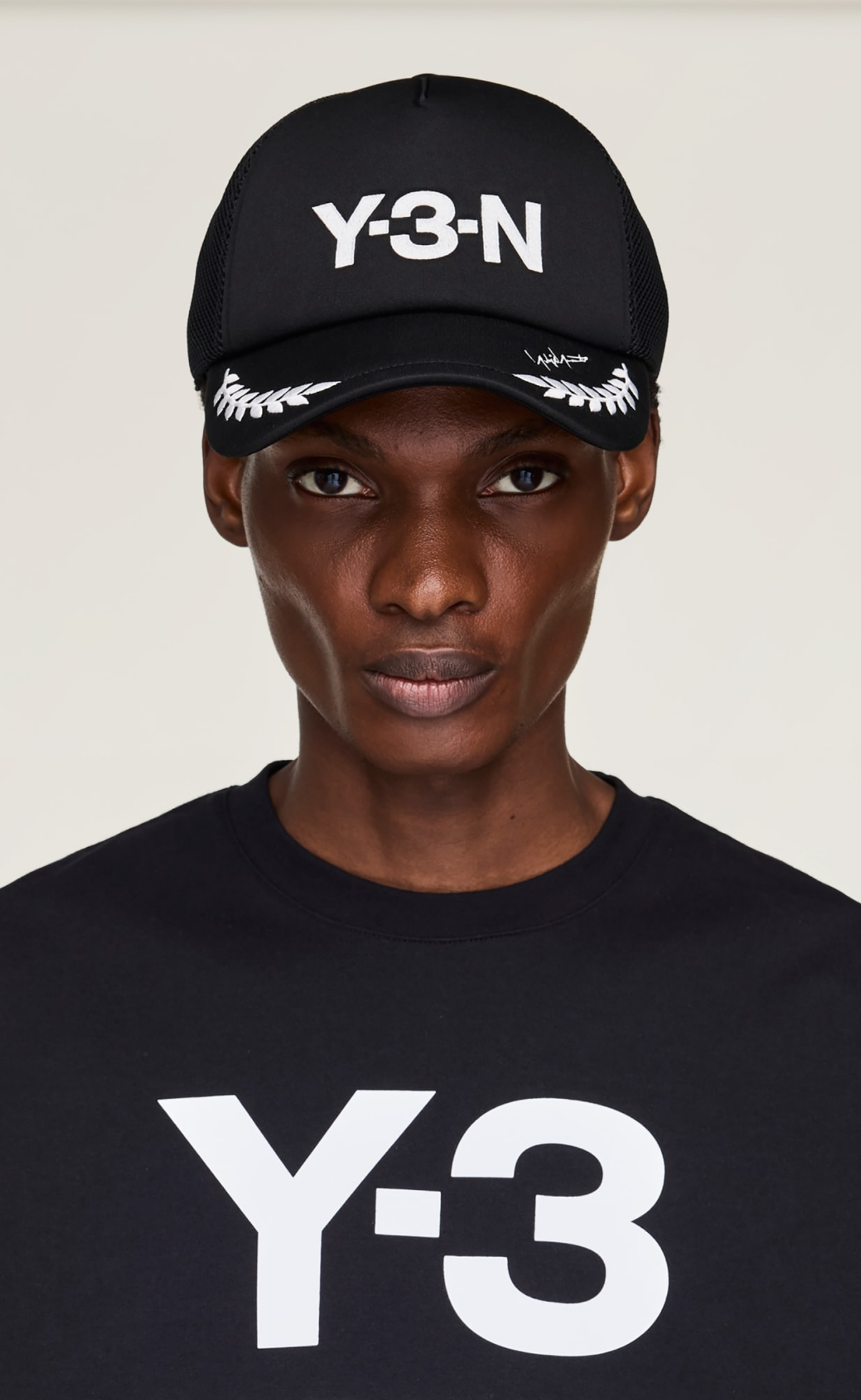 Y-3 NBHD TRUCKER BLACK HAT