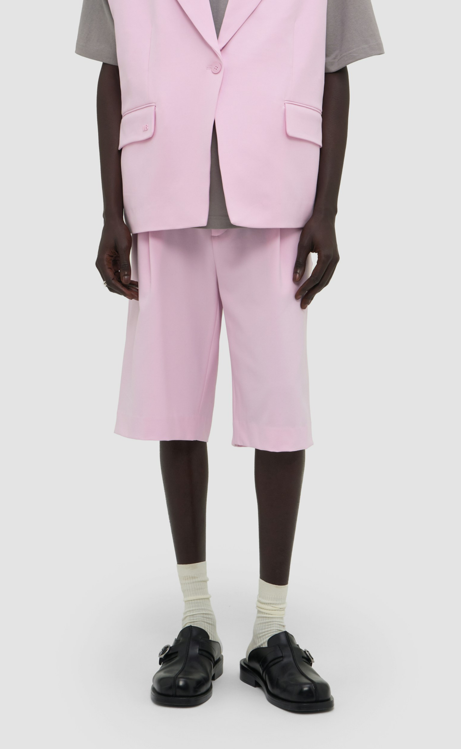 DORIAN PINK TULLE SHORTS
