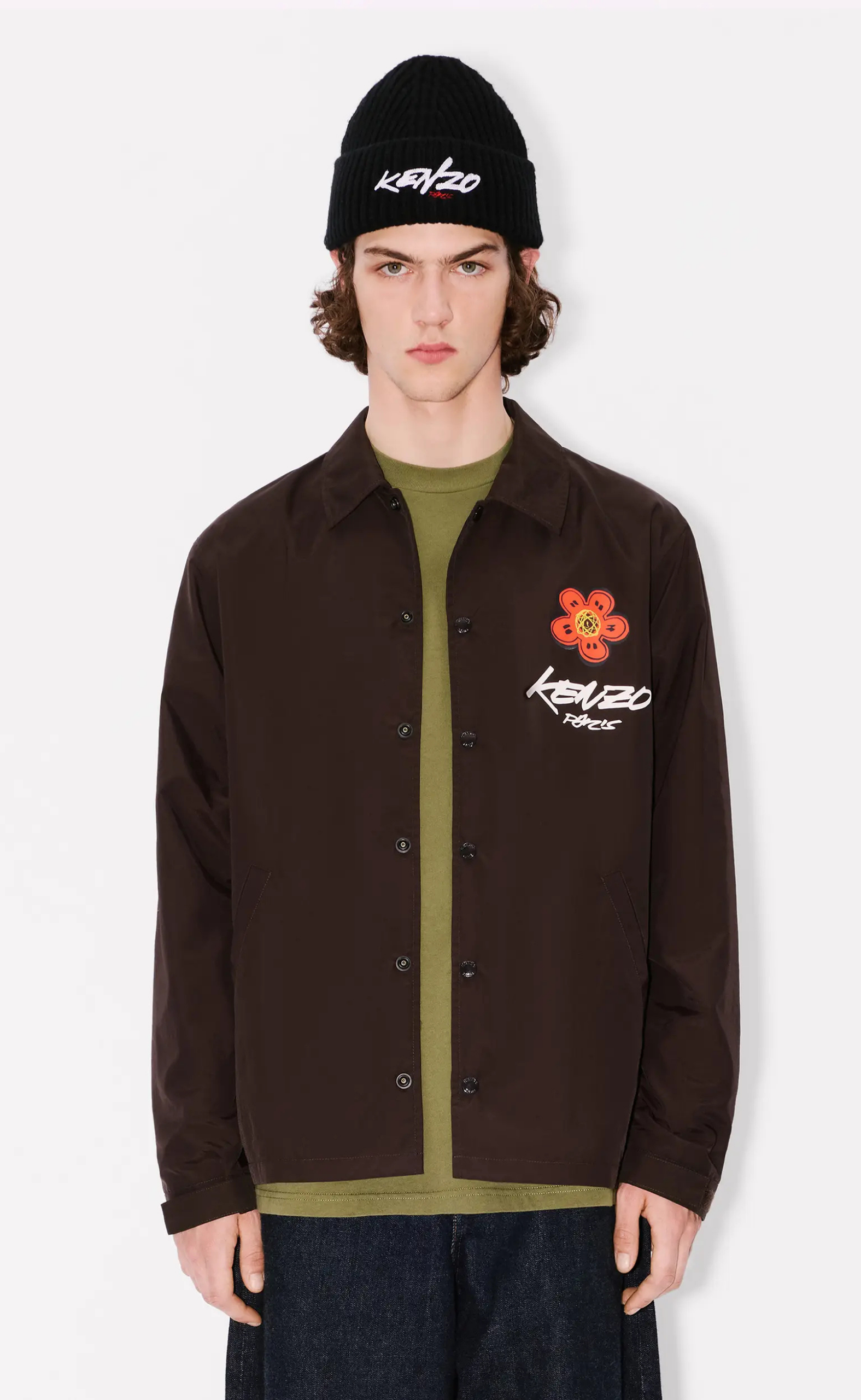 KENZO FUTURA LIGHT COACH CHOCOLATE JACKET