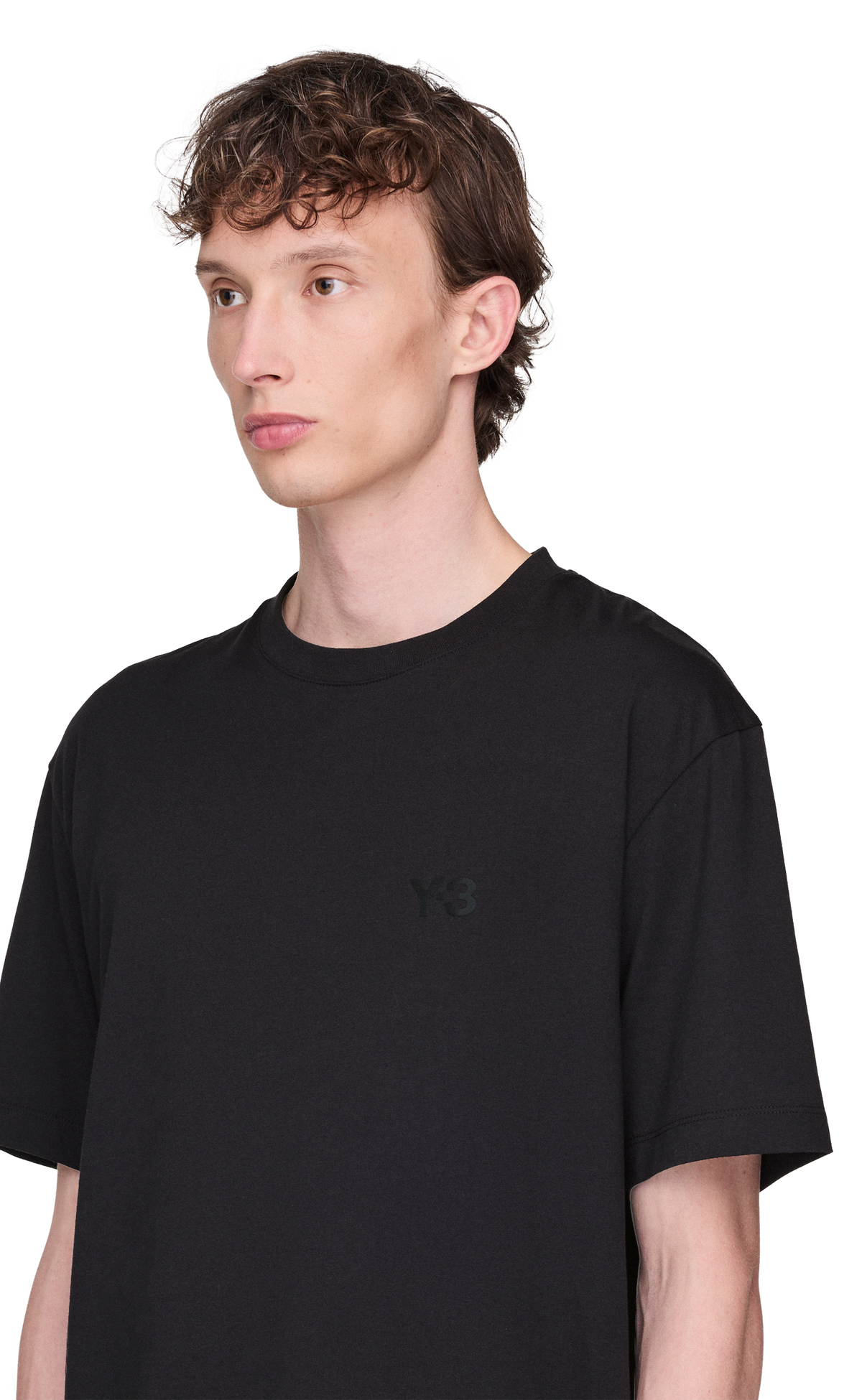 Y-3 REGULAR BLACK T-SHIRT