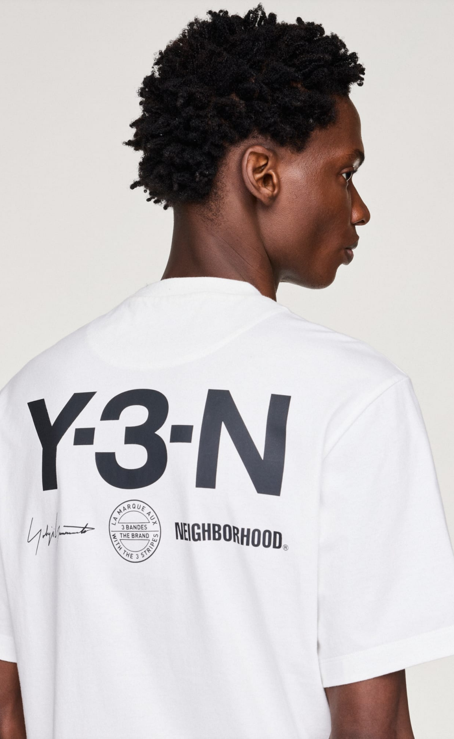 Y-3 NBHD GRAPHIC WHITE T-SHIRT