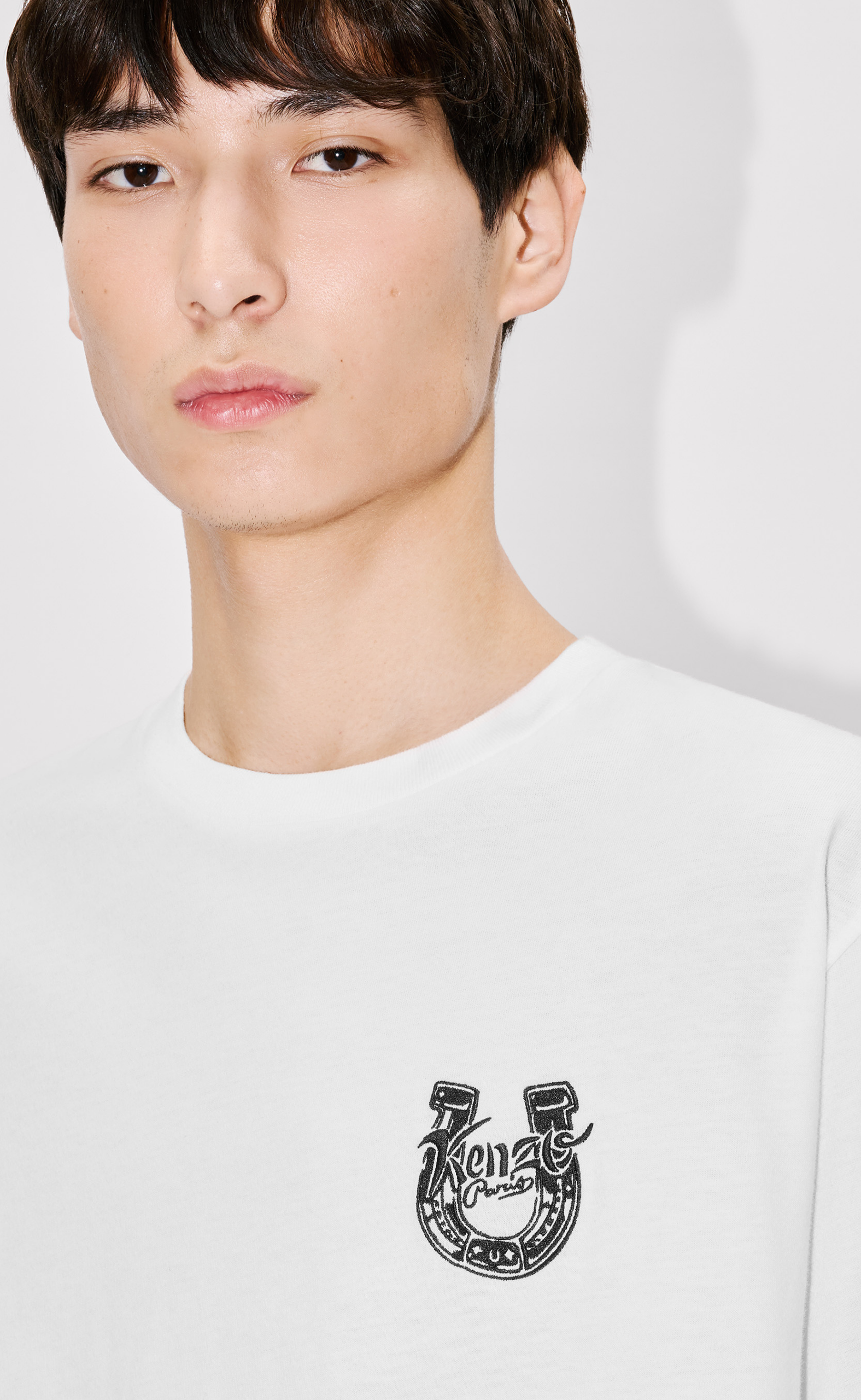 GOTS KENZO LUCKY HORSES CLASSIC OFF WHITE T-SHIRT