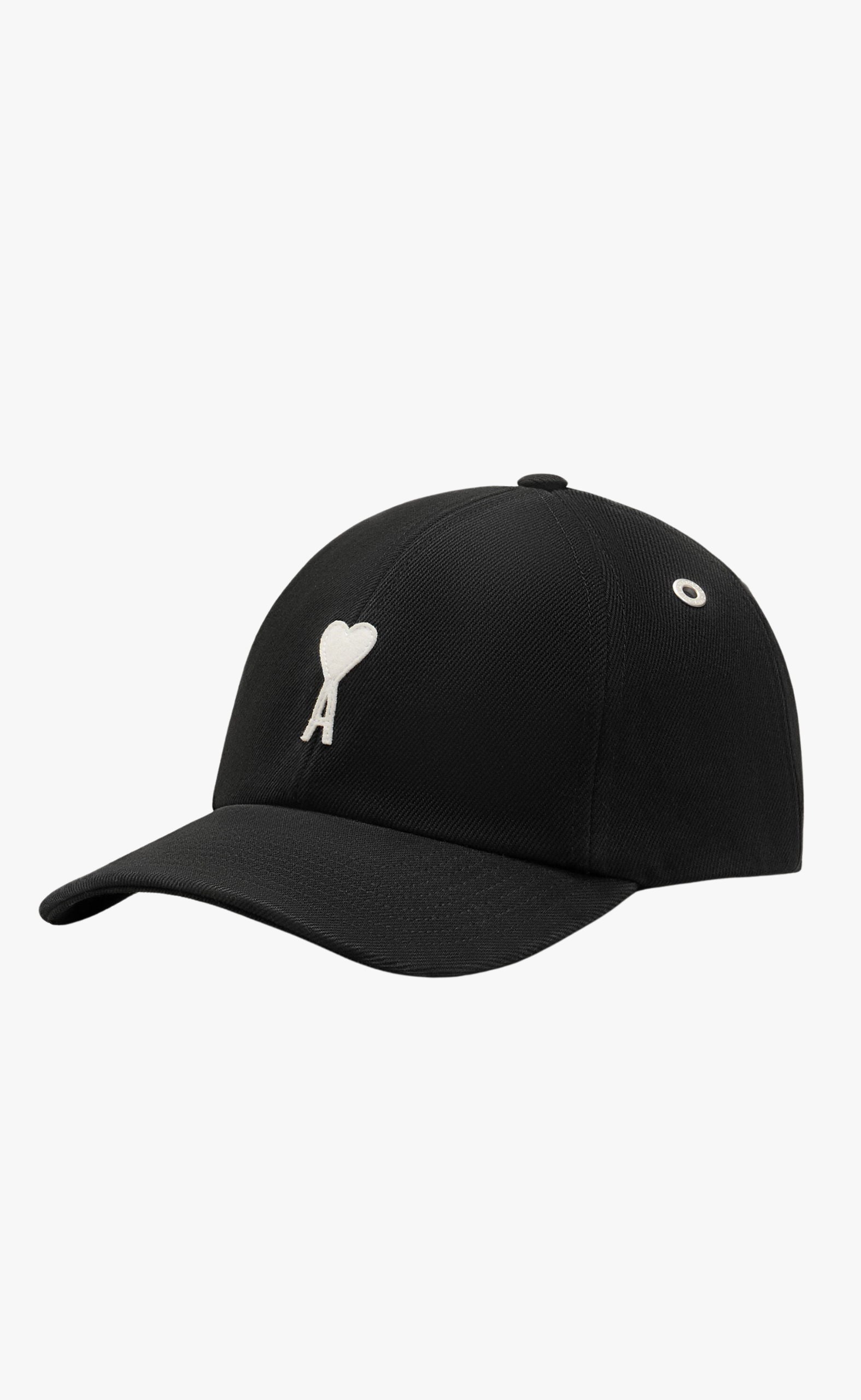 AMI DE COEUR FELT PATCH BLACK HAT