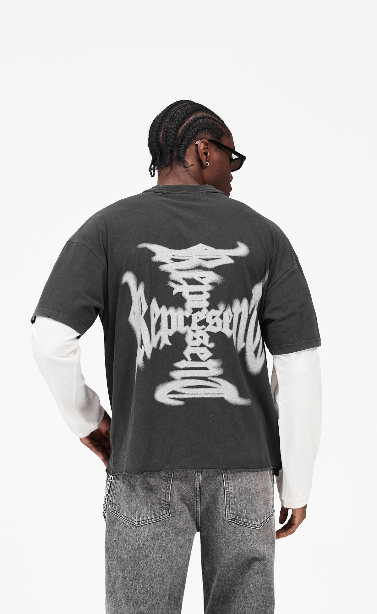 MH FADED BLACK LONGSLEEVE