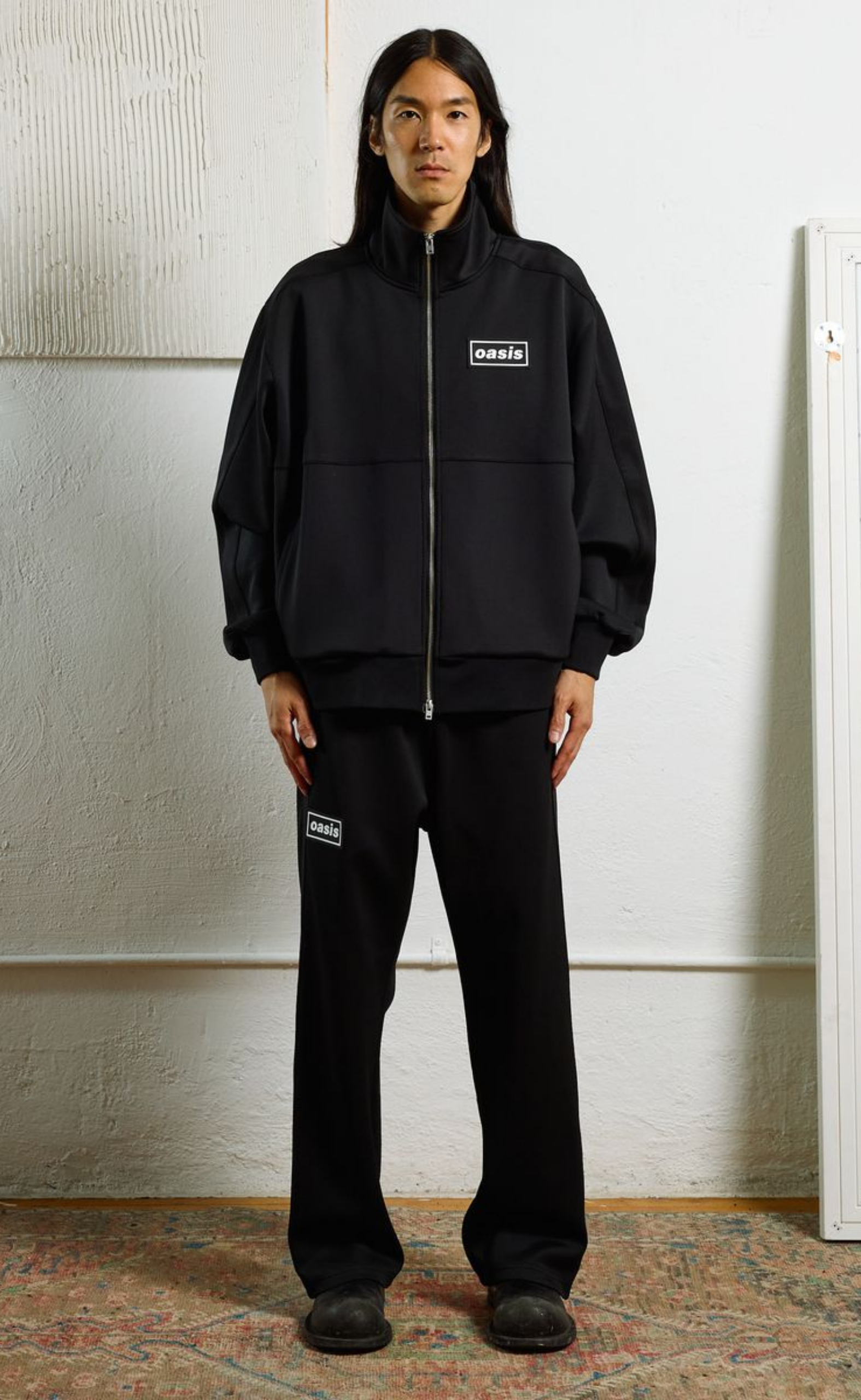 FOREVER BLACK TRACK PANTS