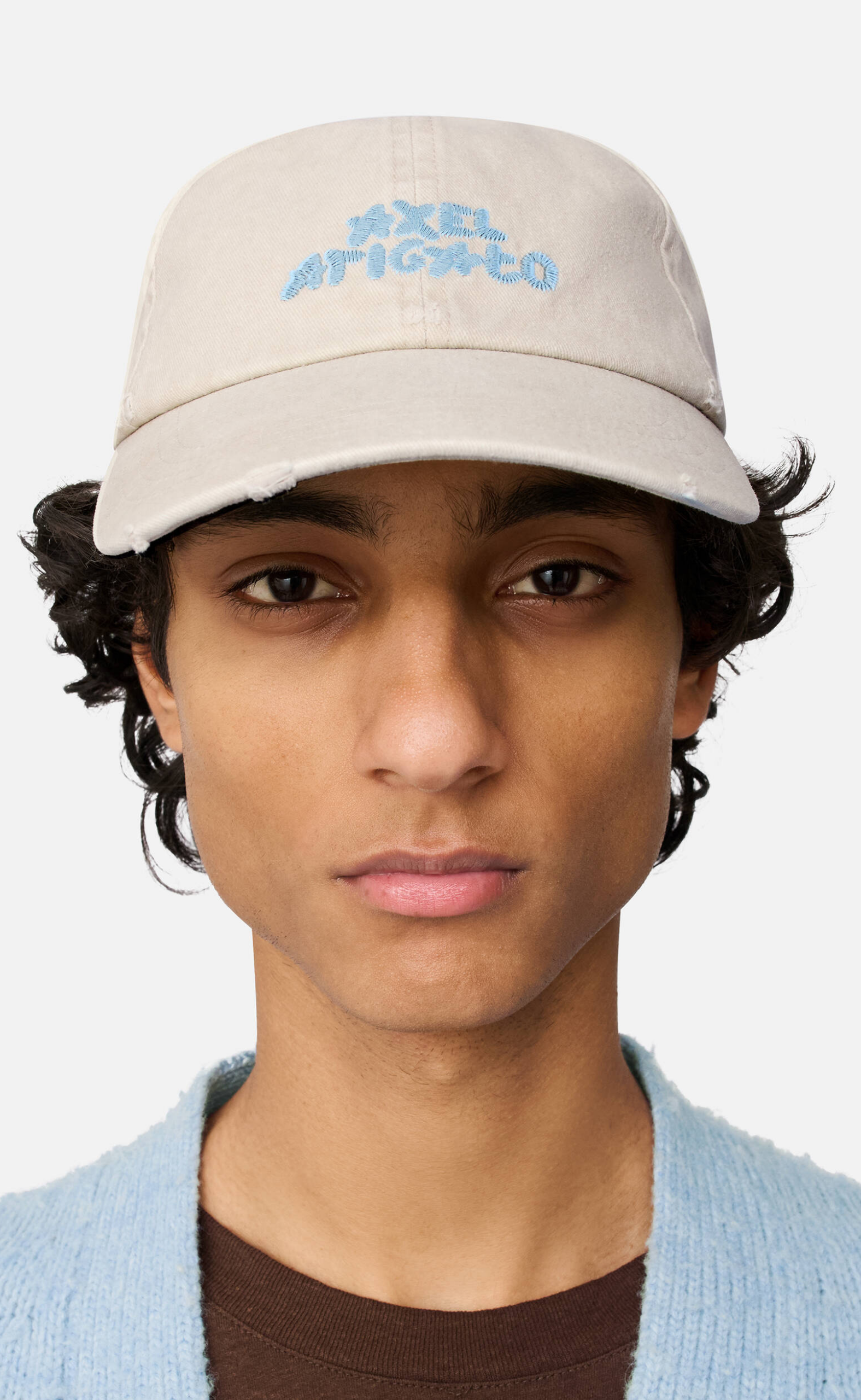 FLORAL WASHED BEIGE HAT