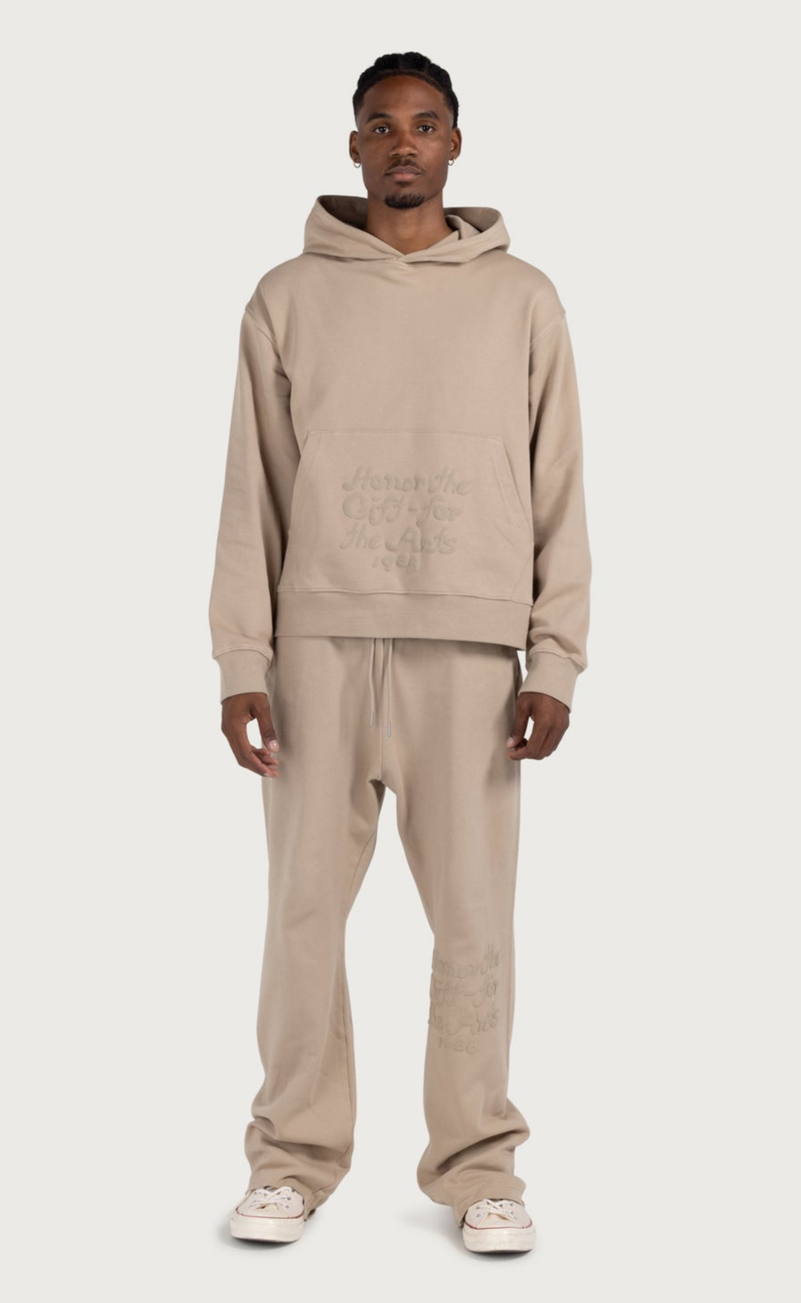REVERSE PEBBLE HOODIE