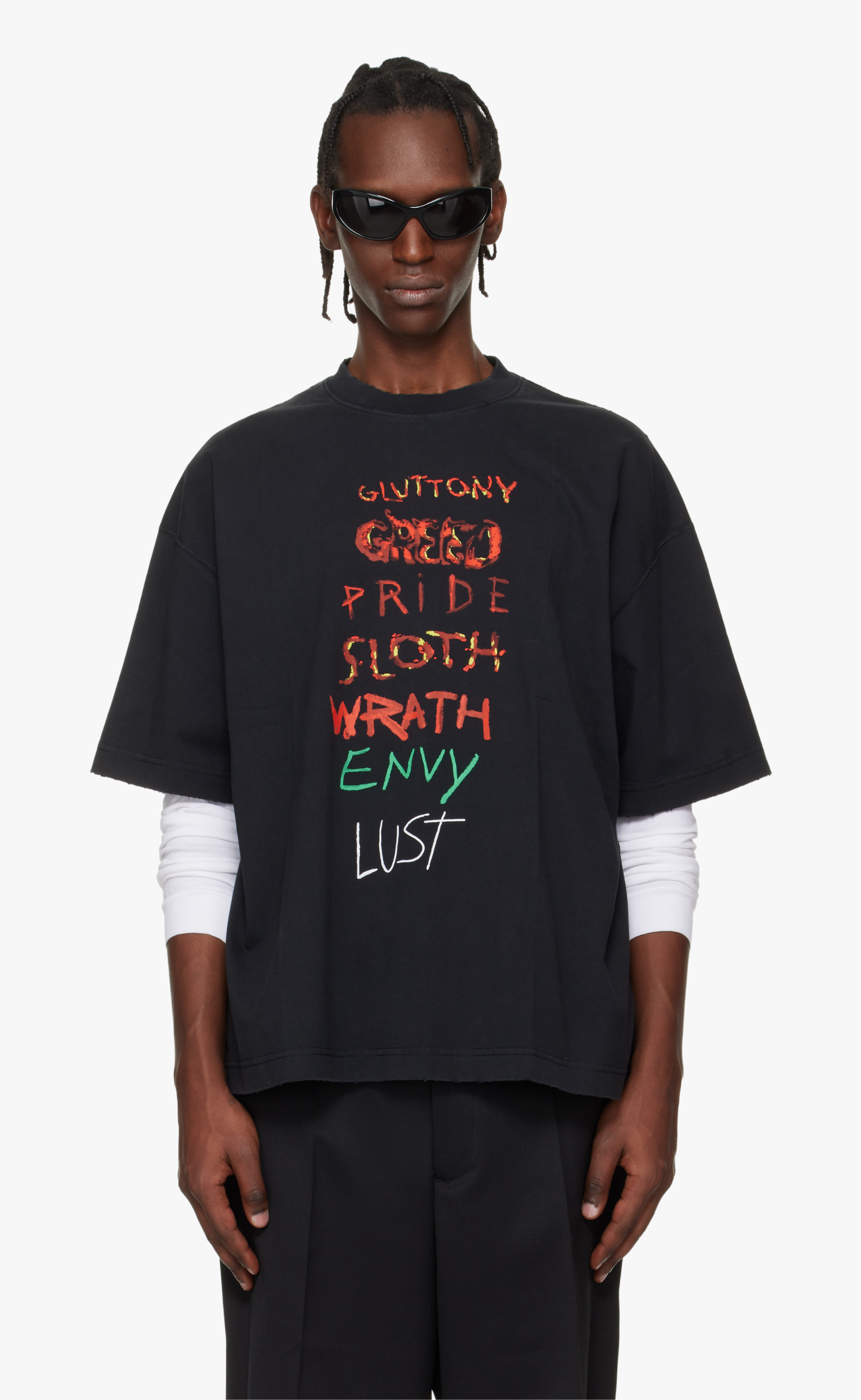 7 SINS BLACK T-SHIRT