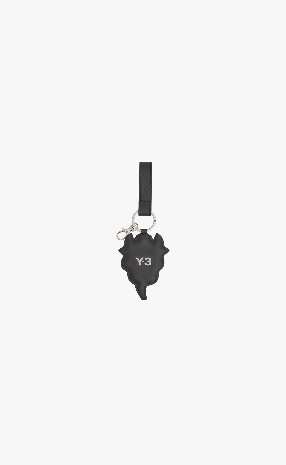 Y-3 CHITO LEATHER BLACK KEYCHAIN