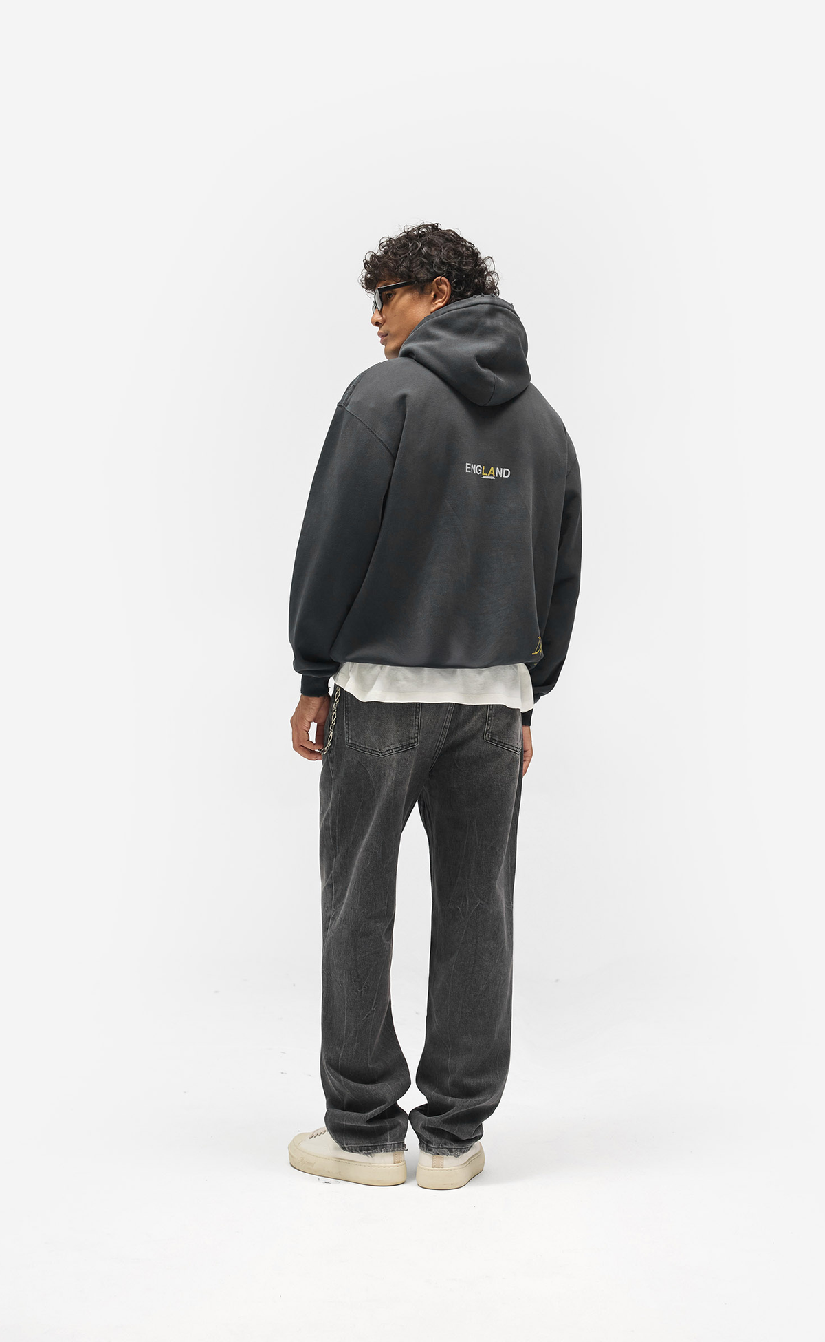 HEATON DENIM DIFFUSED BLACK JEANS