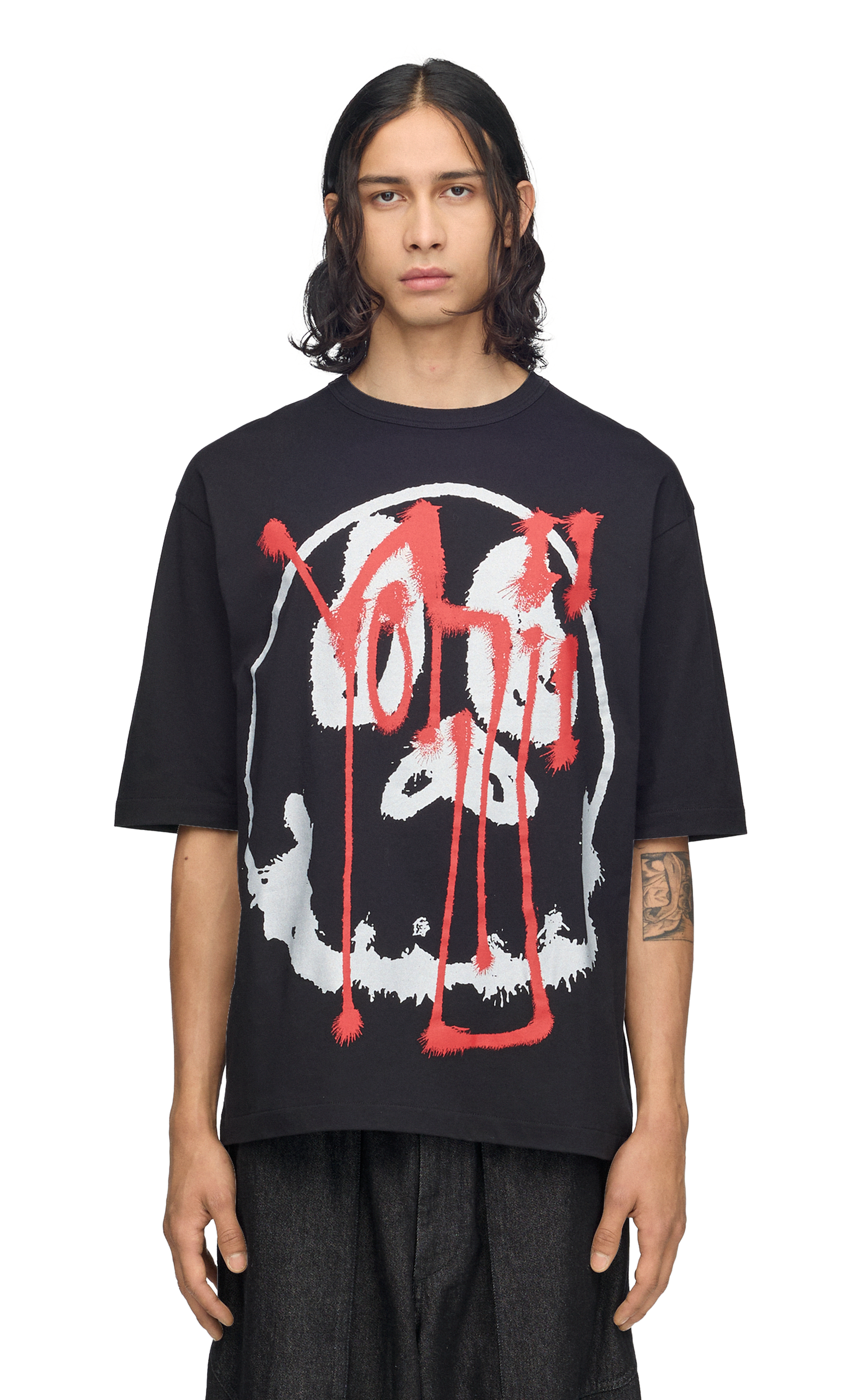 Y-3 CHITO GRAPHIC BLACK T-SHIRT