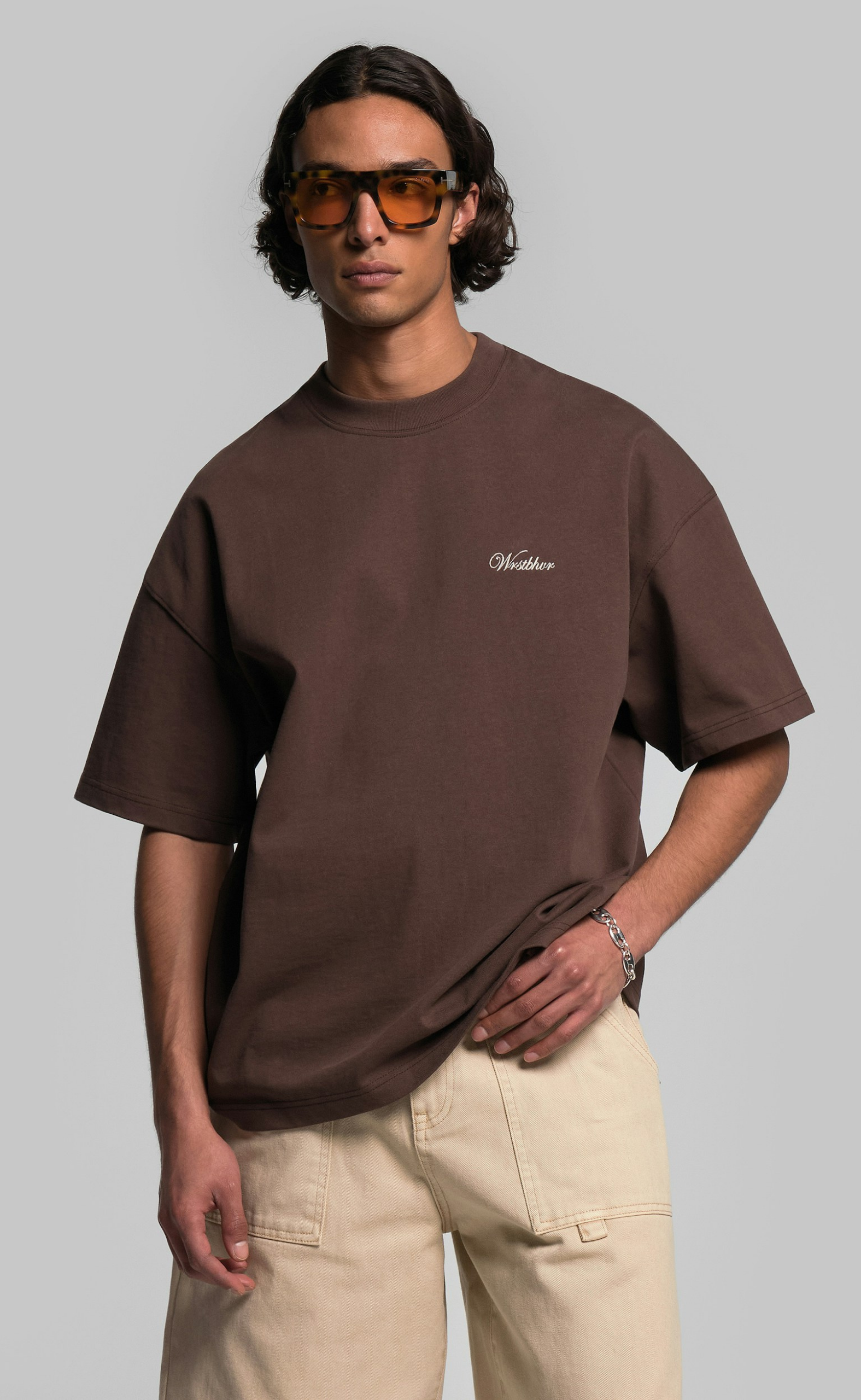 CLAYTON CHOCOLATE T-SHIRT