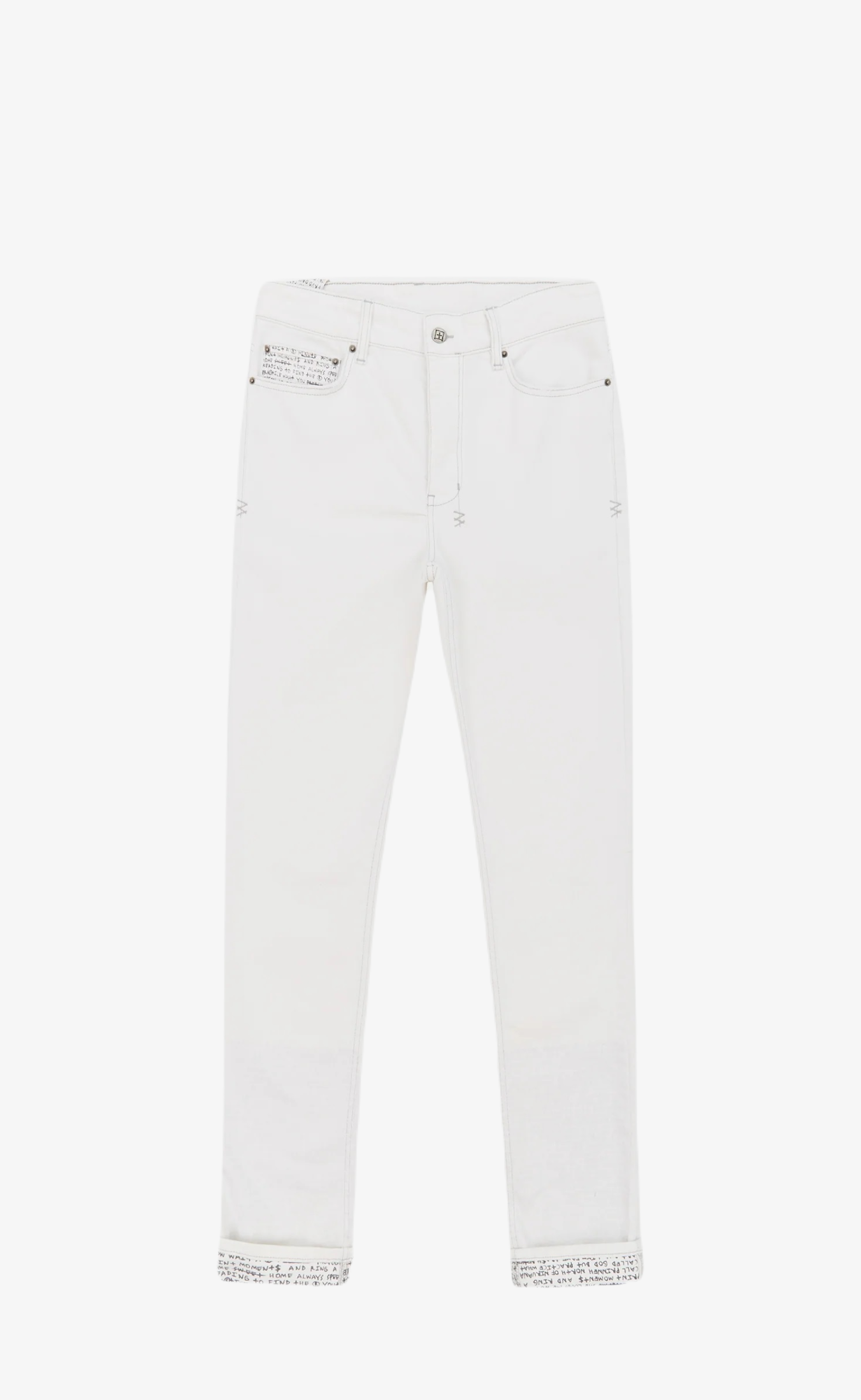 CHITCH NOISE WHITE JEANS