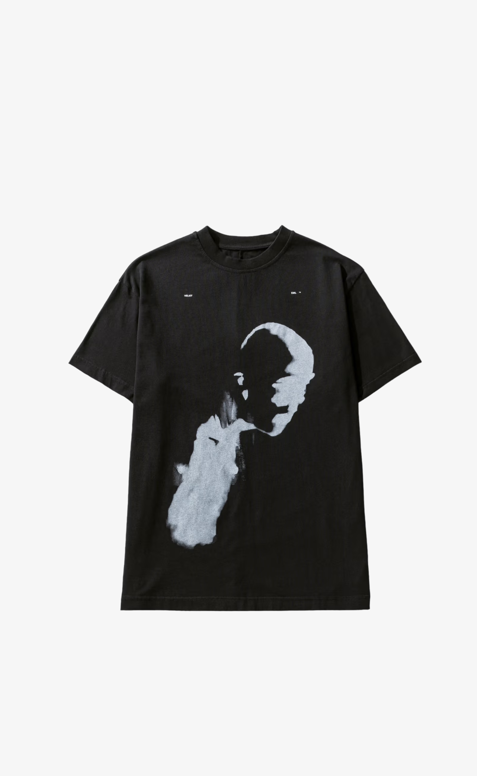 AI GENERATED PRINT BLACK T-SHIRT