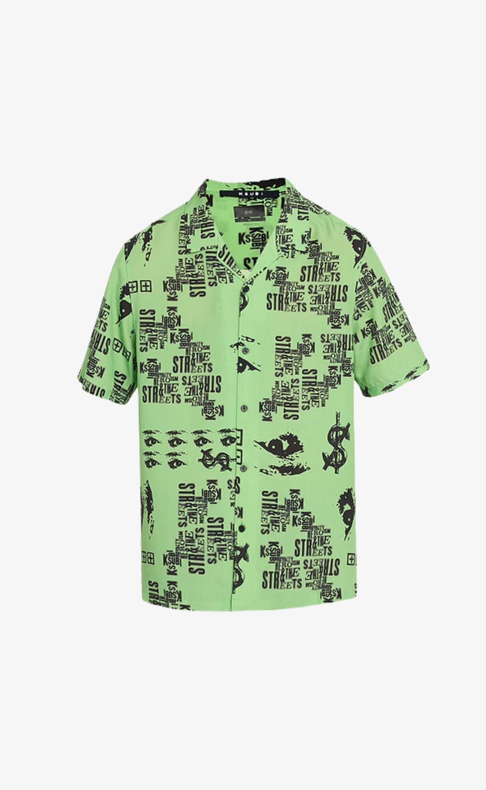 GRAFF RESORT SS GREEN SHIRT