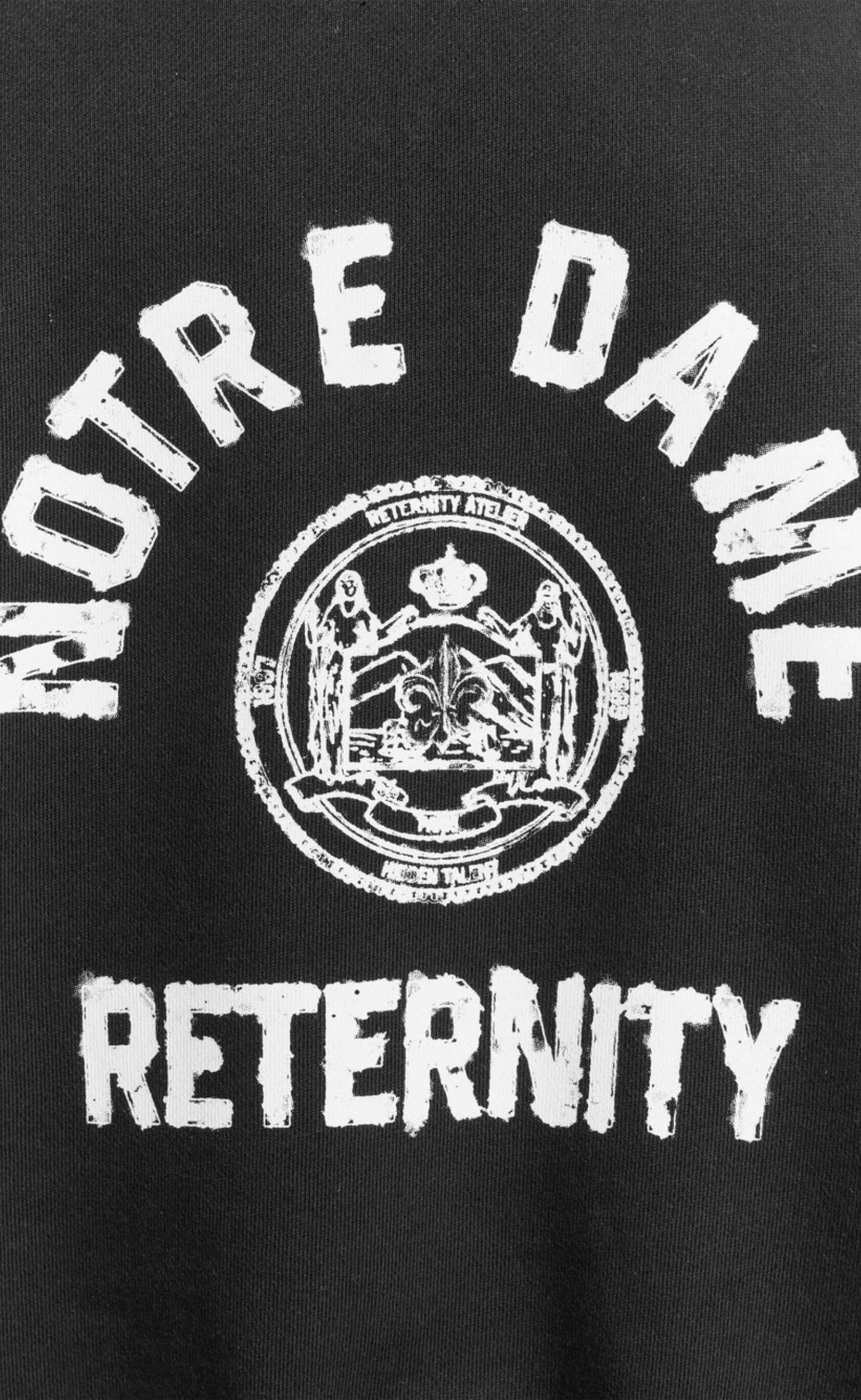 NOTRE DAME BLACK SWEATER