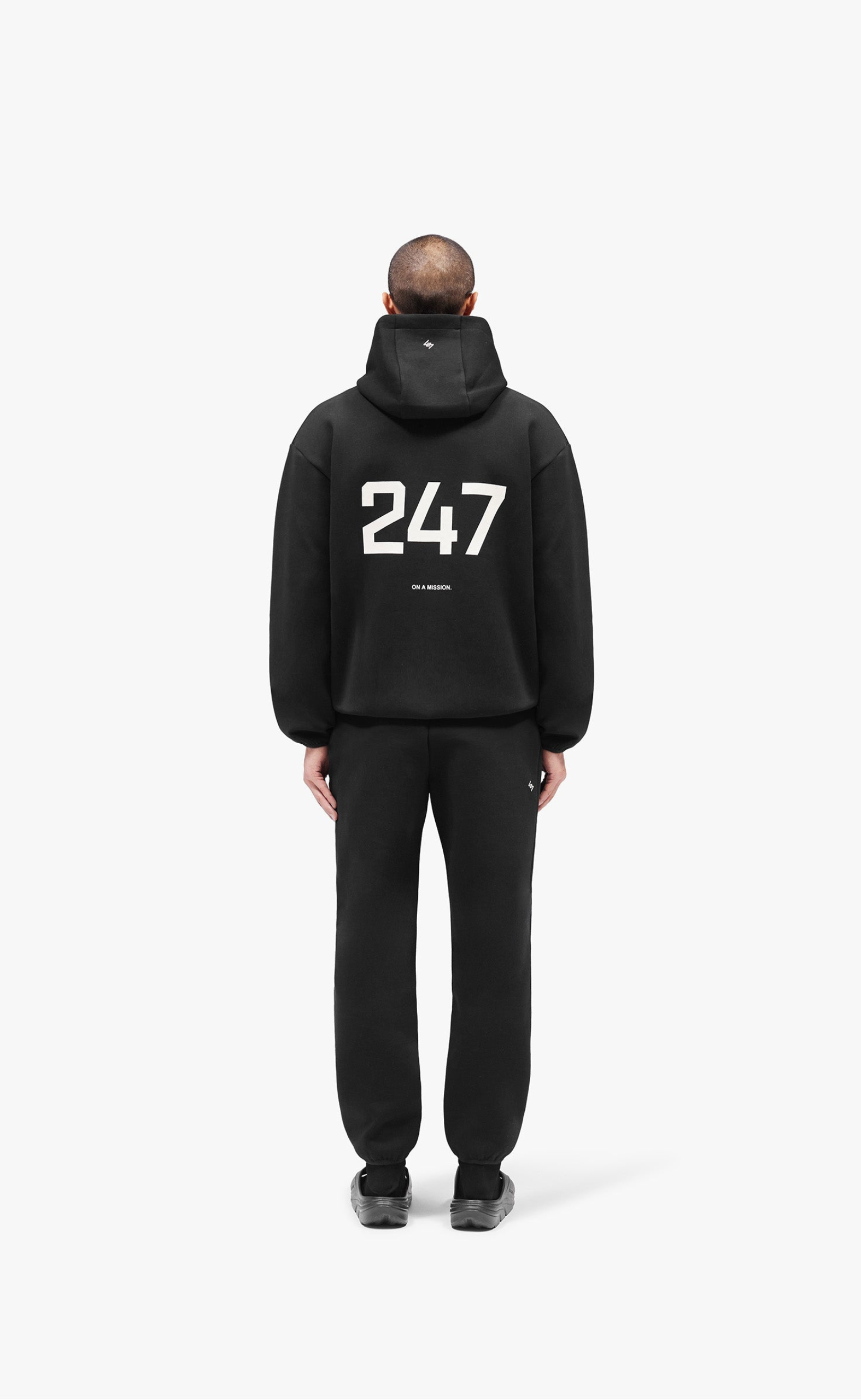 247 NUMBERS JET BLACK SWEATPANTS
