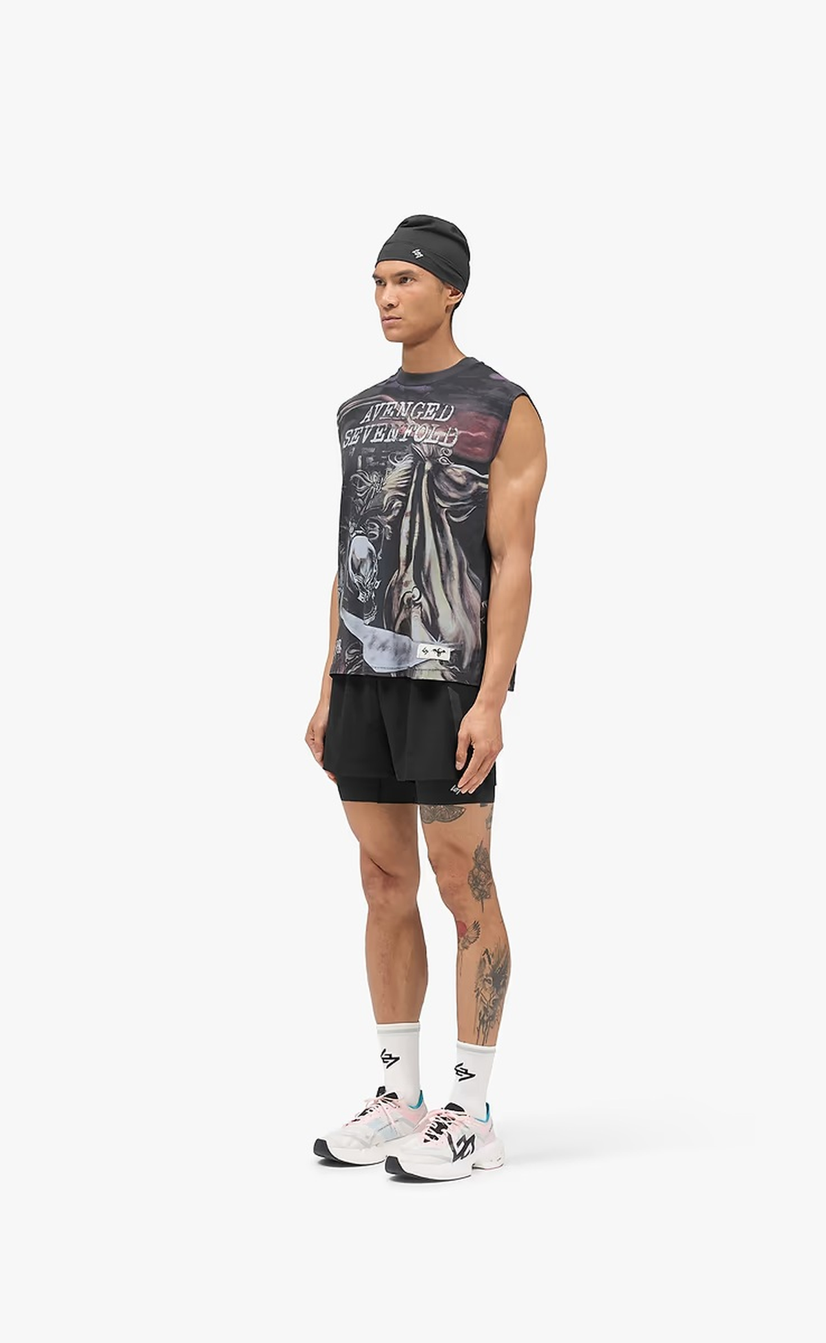 247 AVENGED SEVENFOLD CITY OF EVIL AGED BLACK TANK TOP