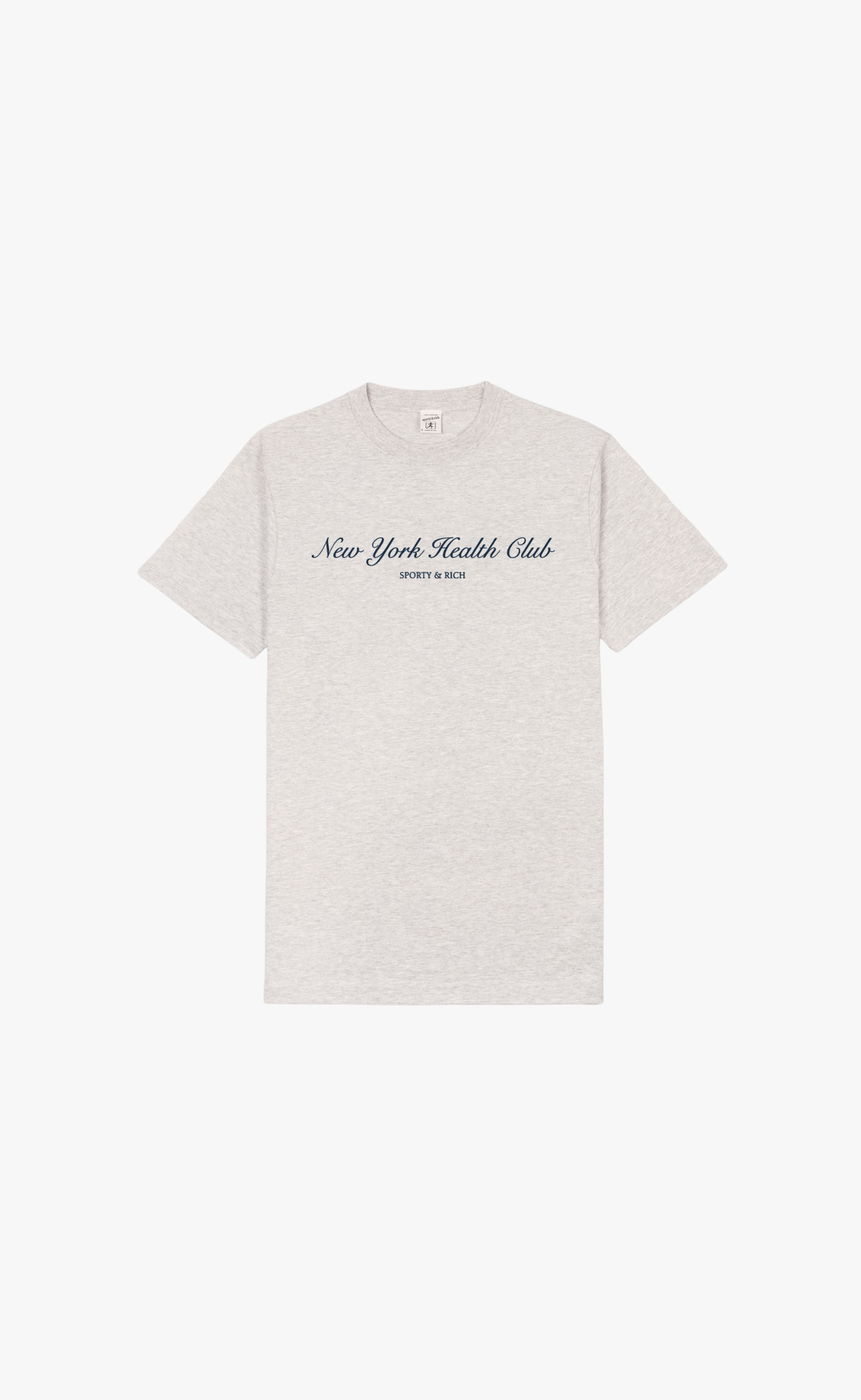NY HEALTH CLUB HEATHER GRAY T-SHIRT