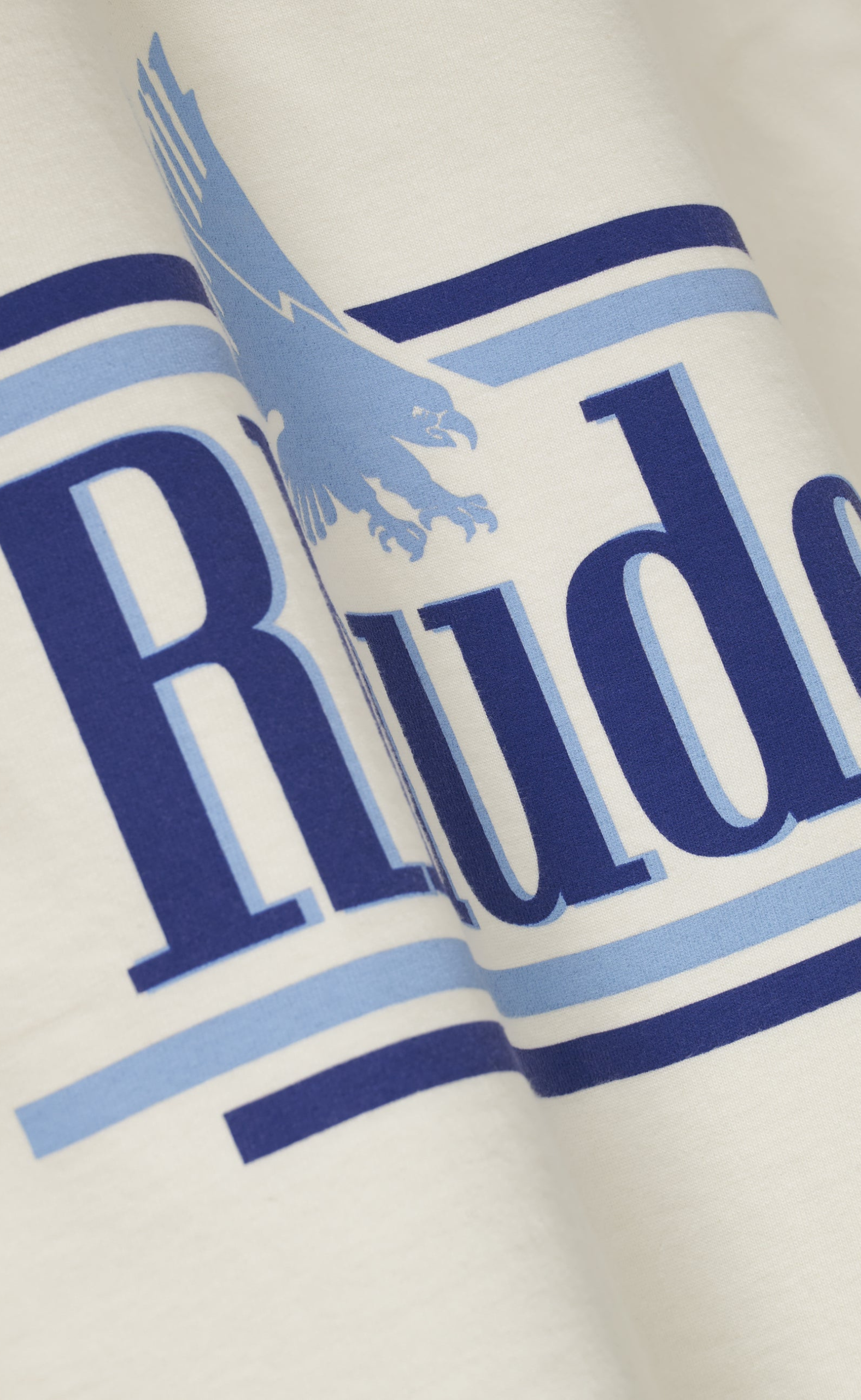 RHUDE ROSSA VINTAGE WHITE T-SHIRT
