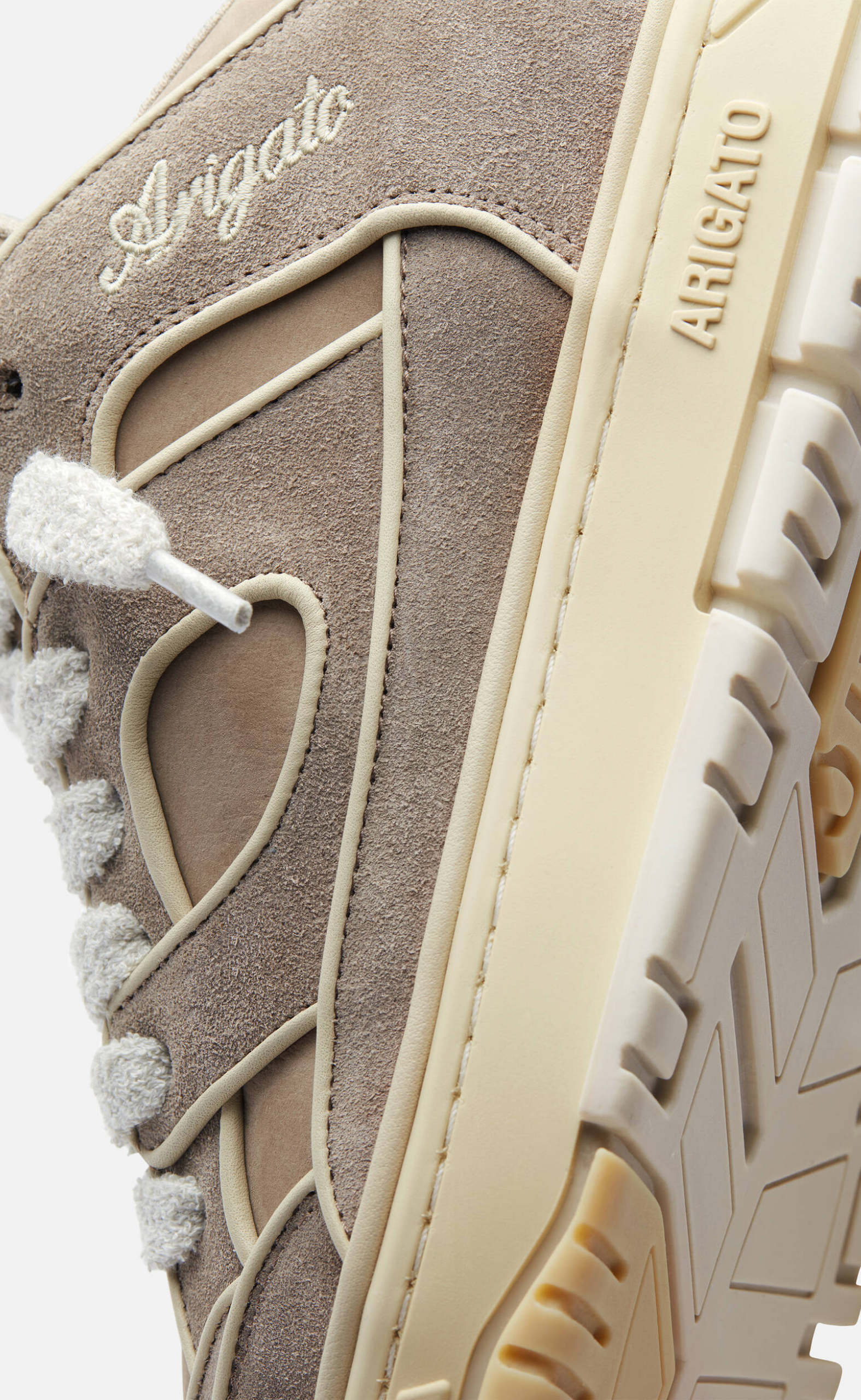AREA LO PIPING TAUPE BEIGE SNEAKER