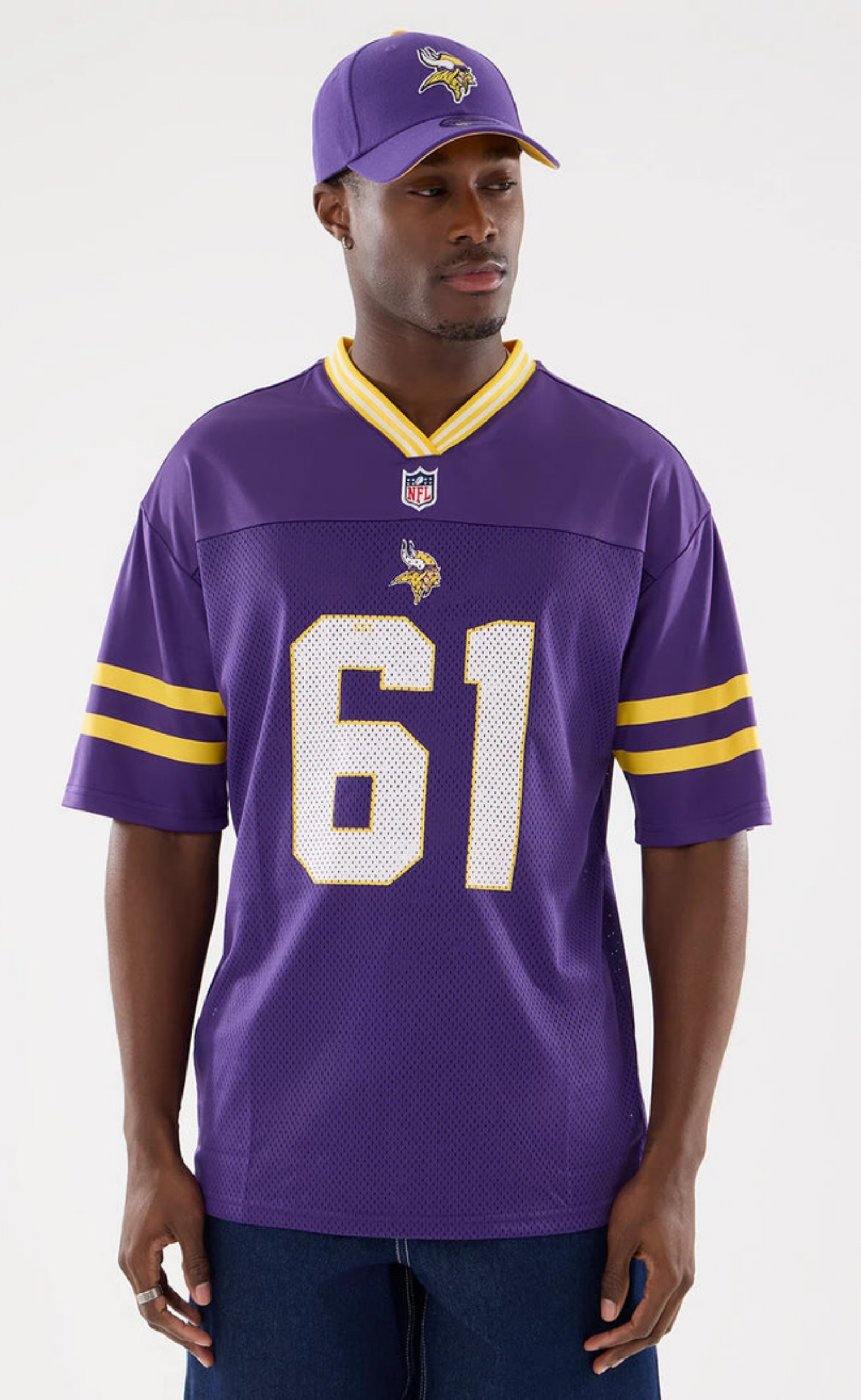 MINNESOTA VIKINGS NFL MESH PURPLE T-SHIRT
