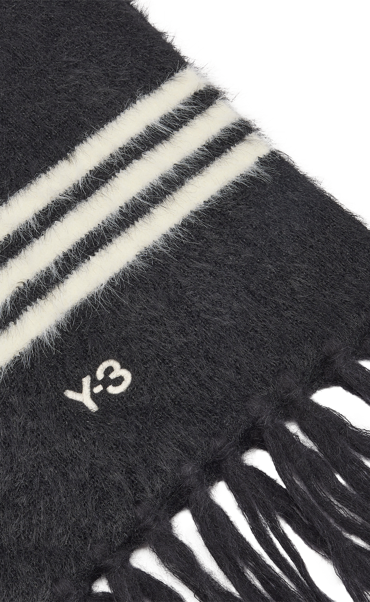 STRIPES BLACK SCARF