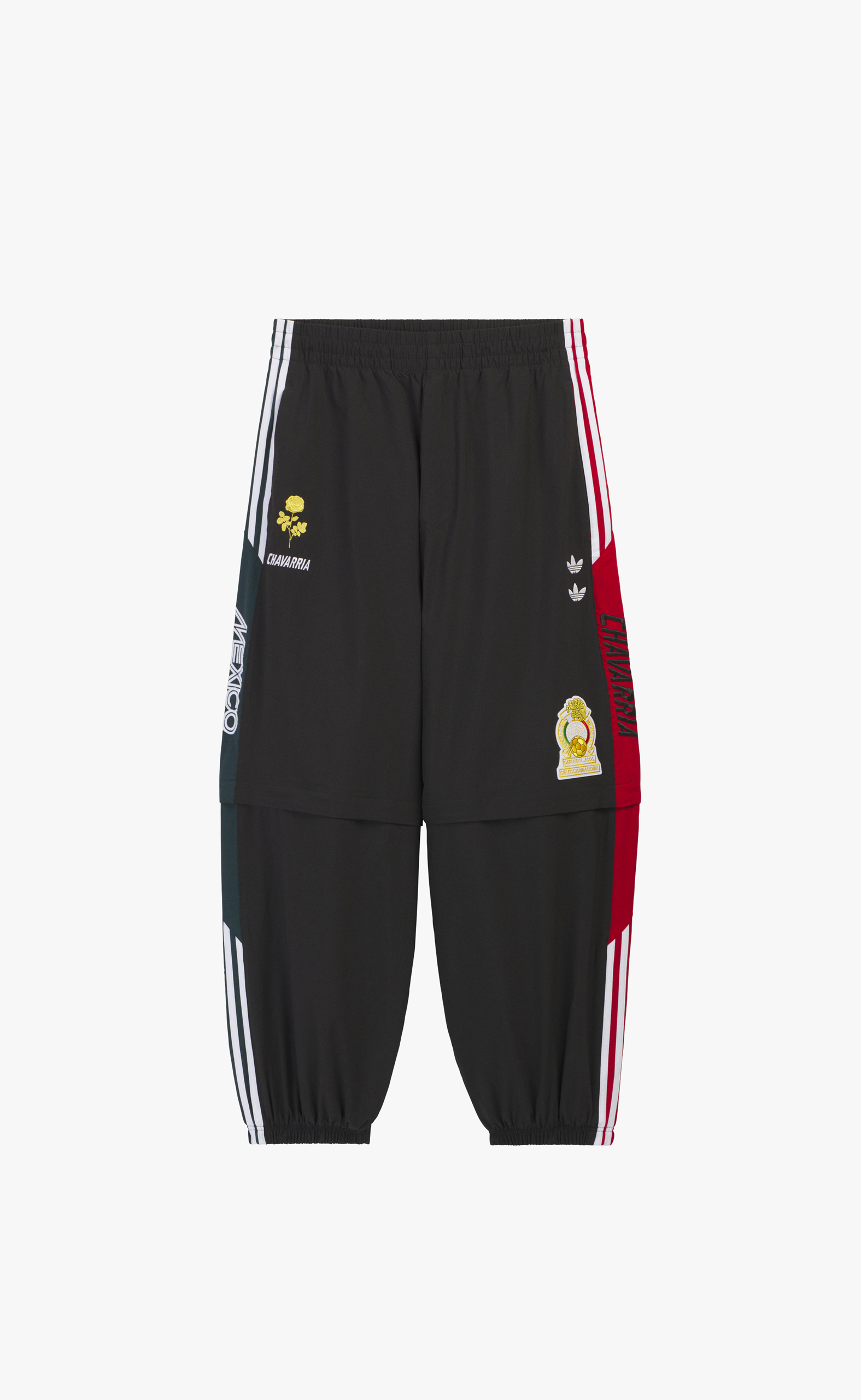 CHAVARRIA CDM WOVEN TRACK BLACK PANTS