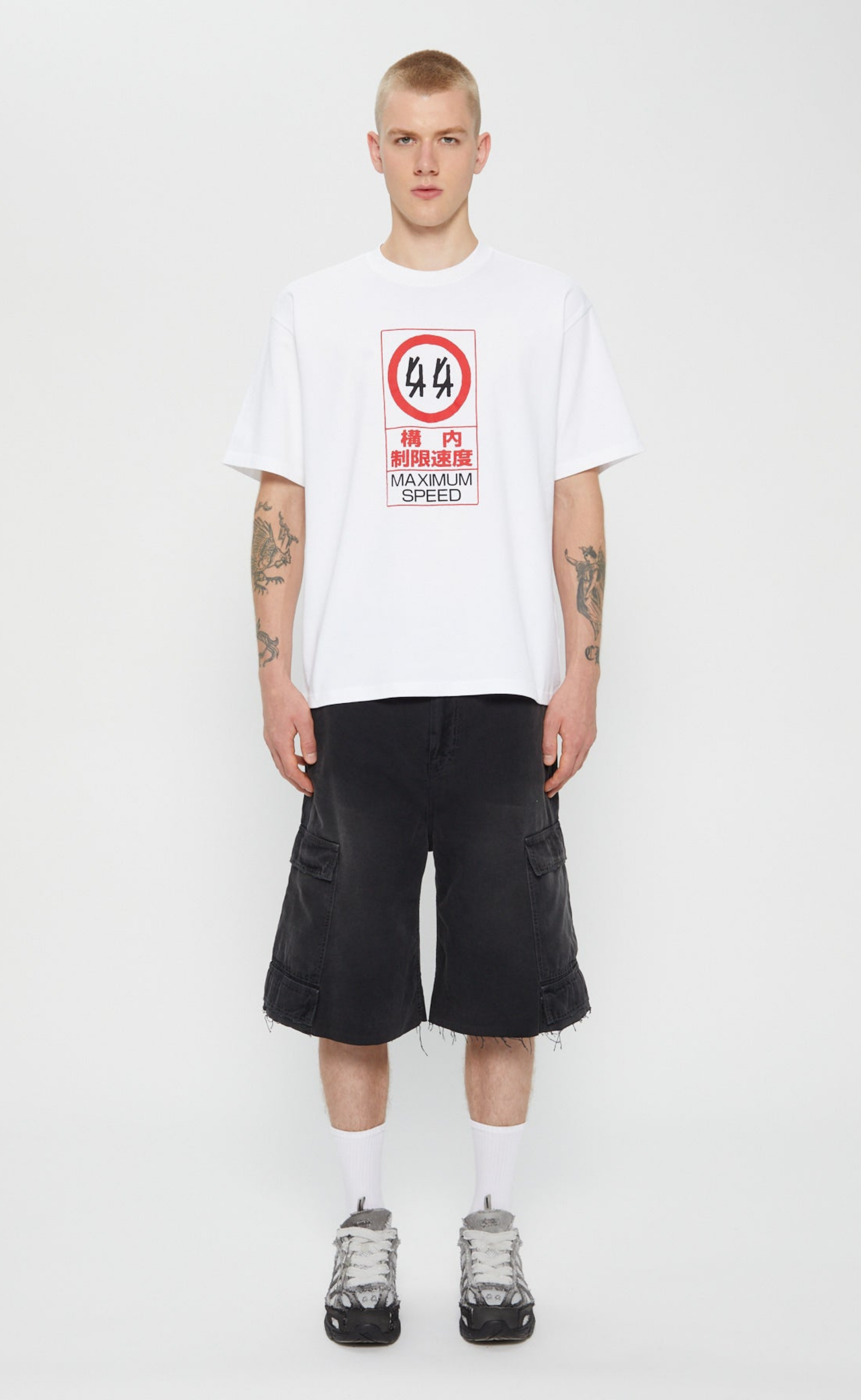 ESTINGUISHER OPTICAL WHITE T-SHIRT
