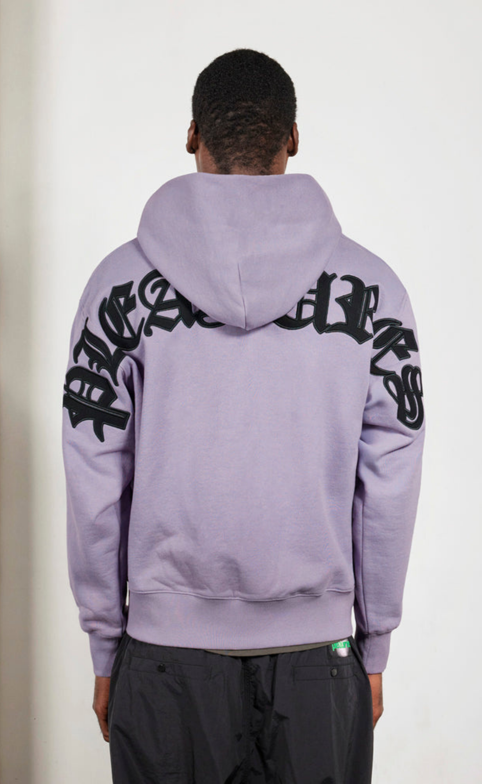 NEURAL ZIP LILAC HOODIE