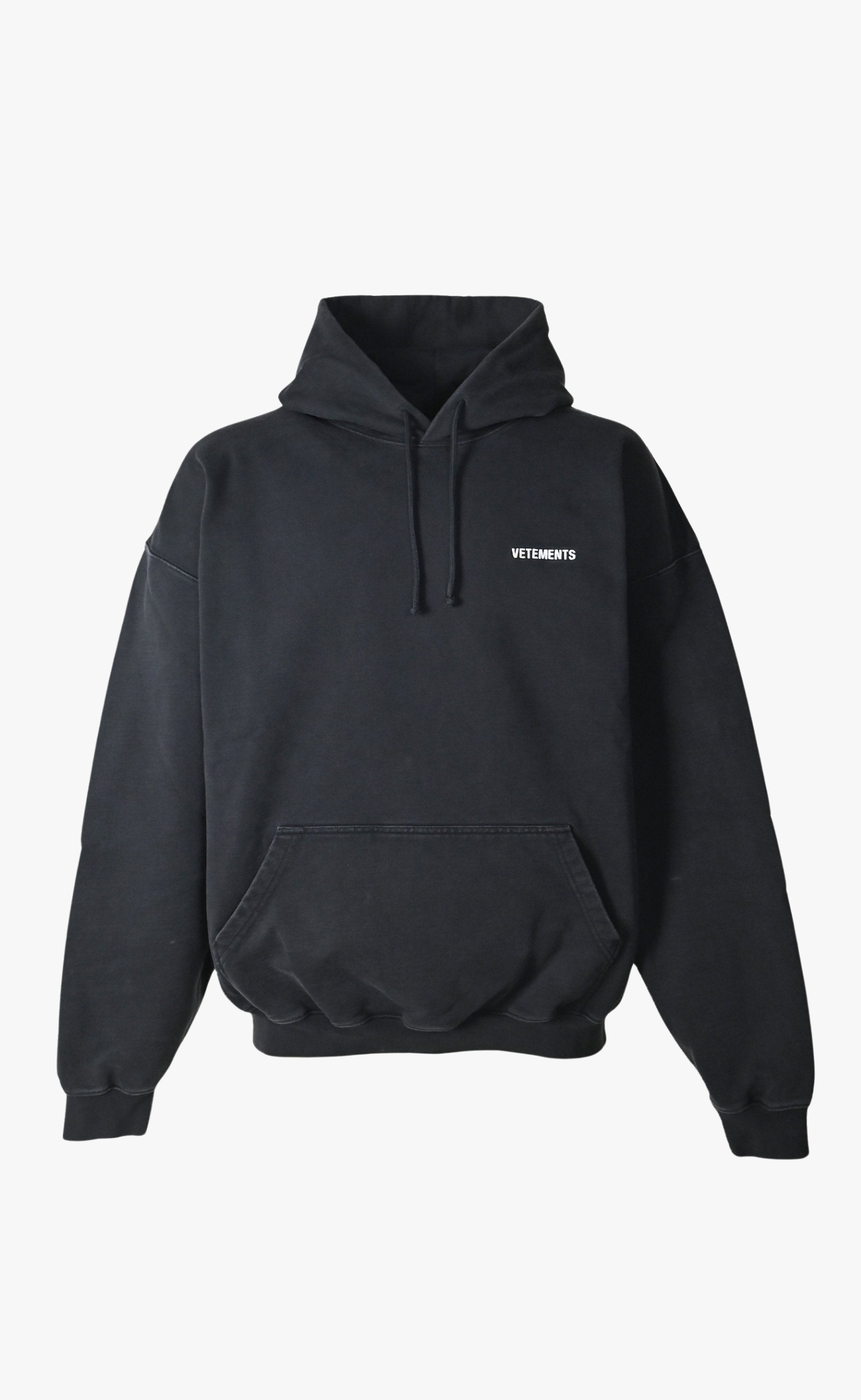 ICONIC LOGO BLACK HOODIE