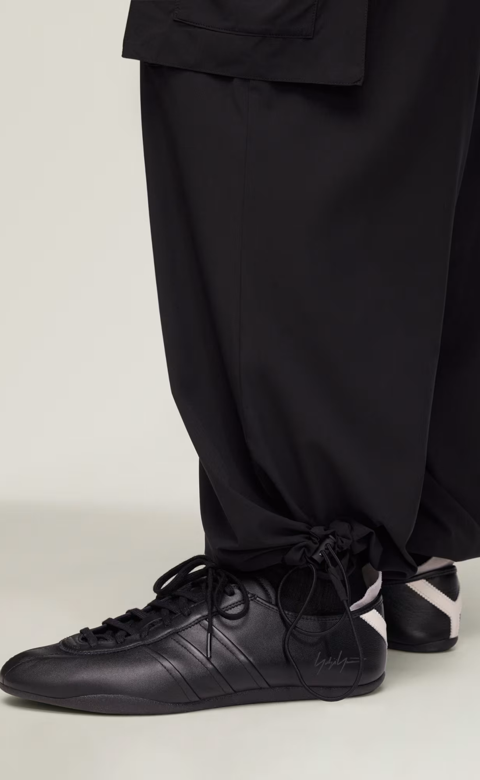 Y-3 UT STRGHT BLACK PANTS