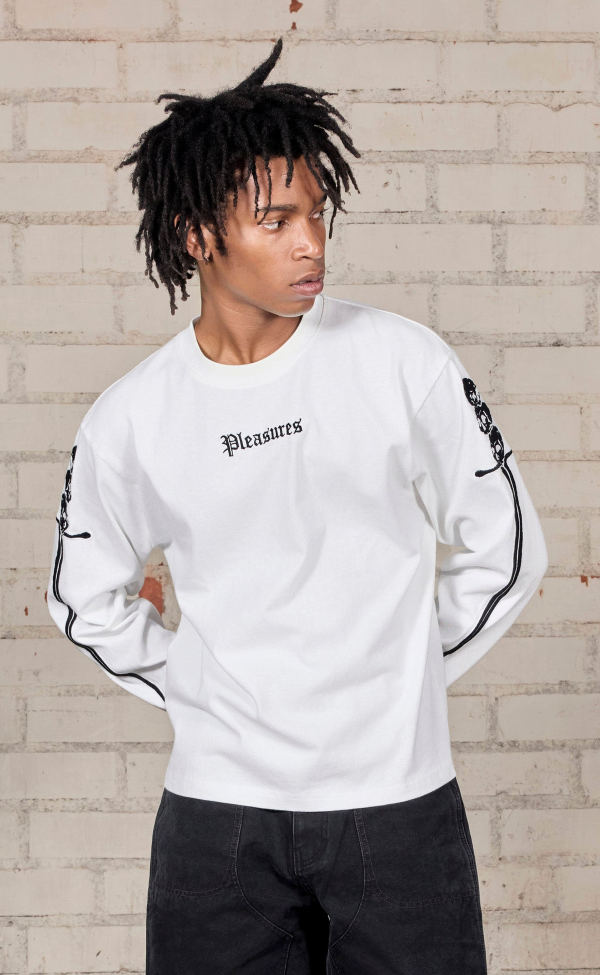 LUSTER HEAVYWEIGHT WHITE LONGSLEEVE