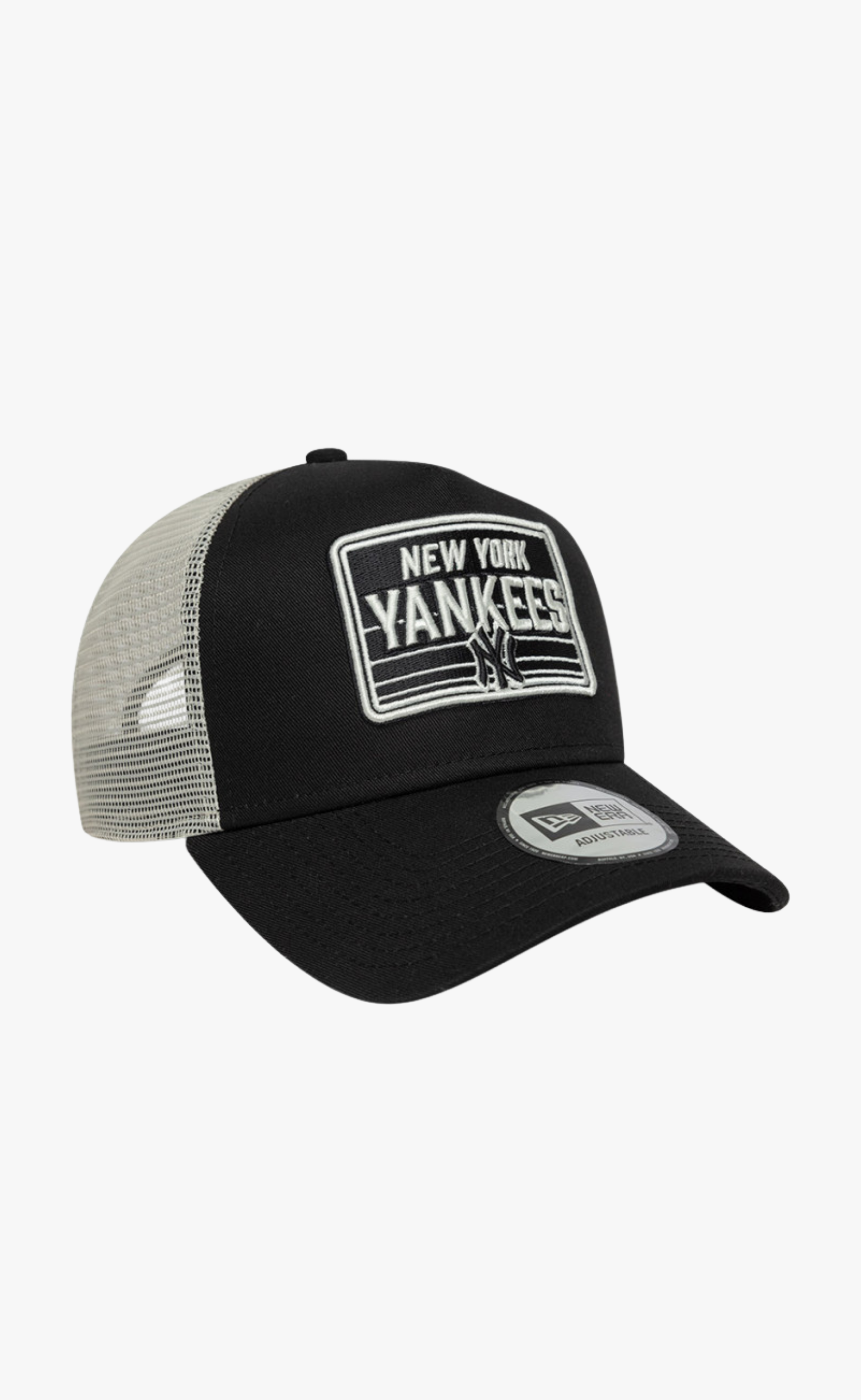 MLB PATCH TRUCKER BLACK HAT