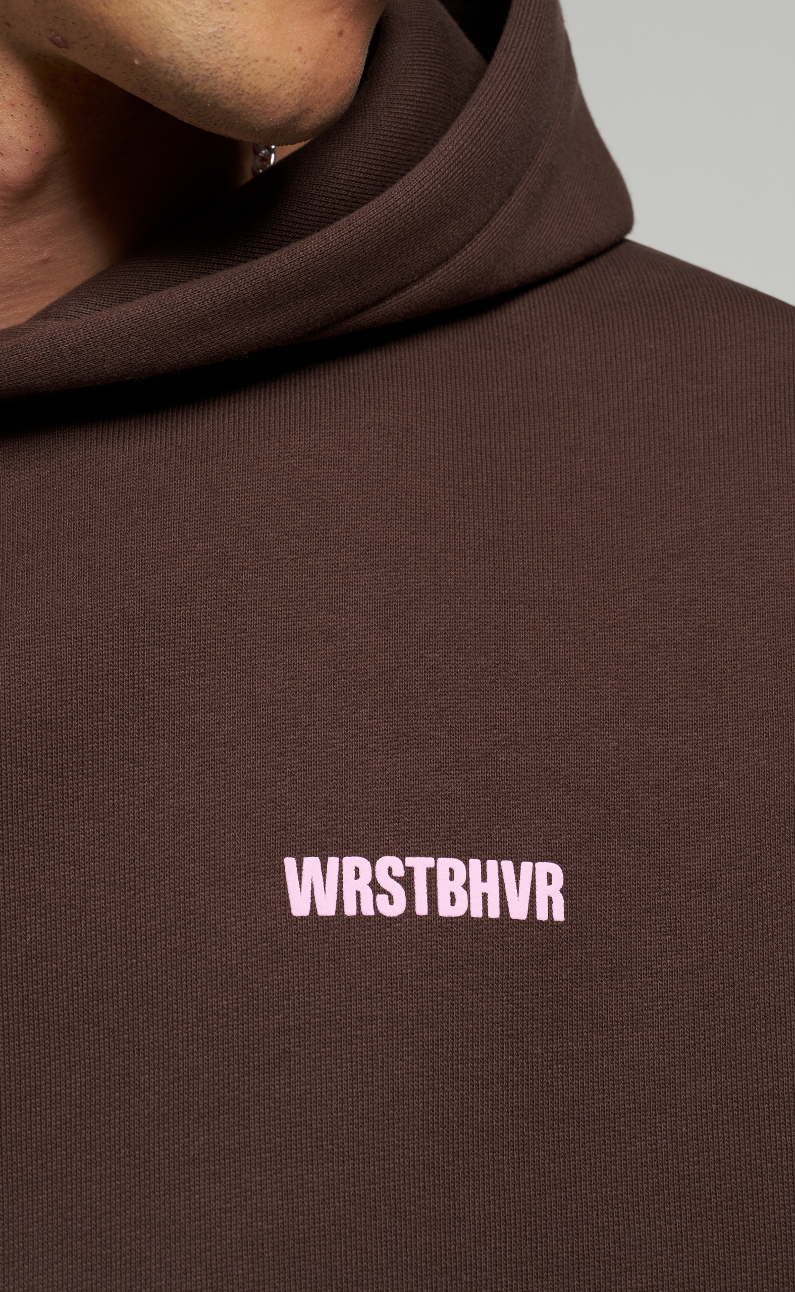 STUDIO V14 CHOCOLATE BROWN HOODIE