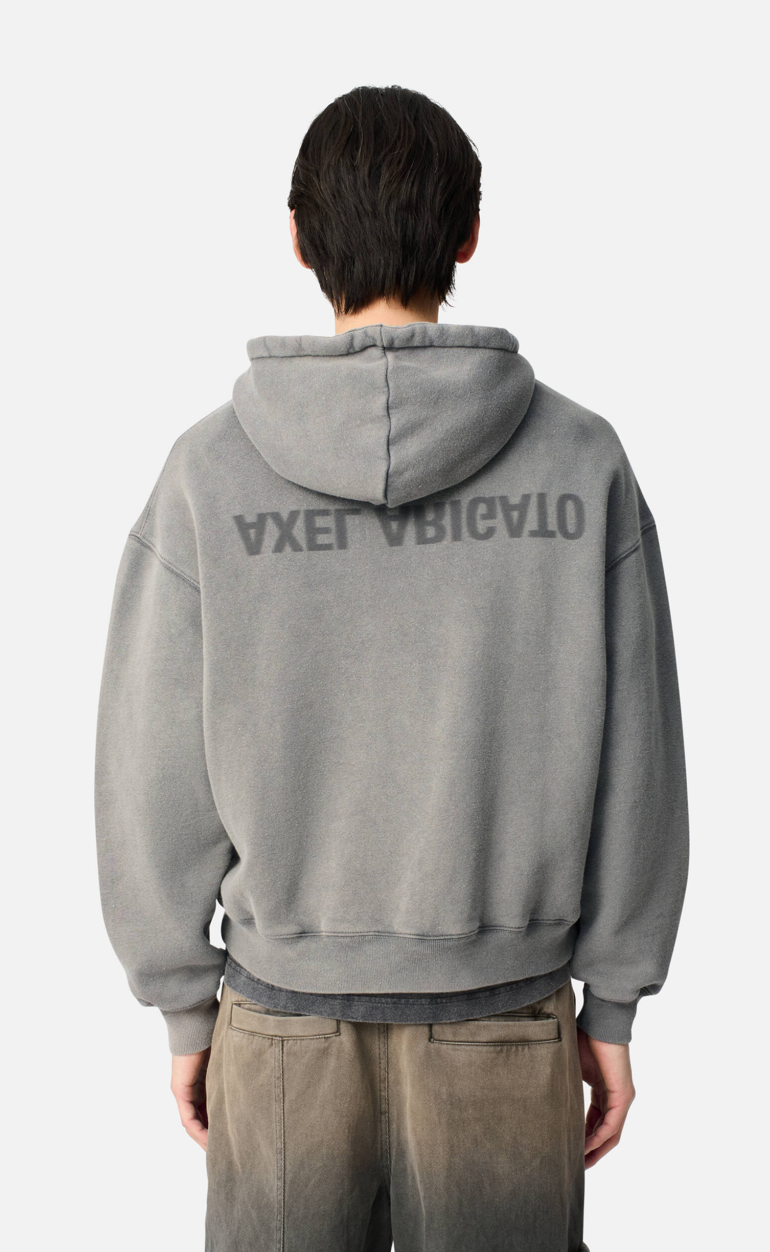 DISTORT WASHED SLATE GREY HOODIE