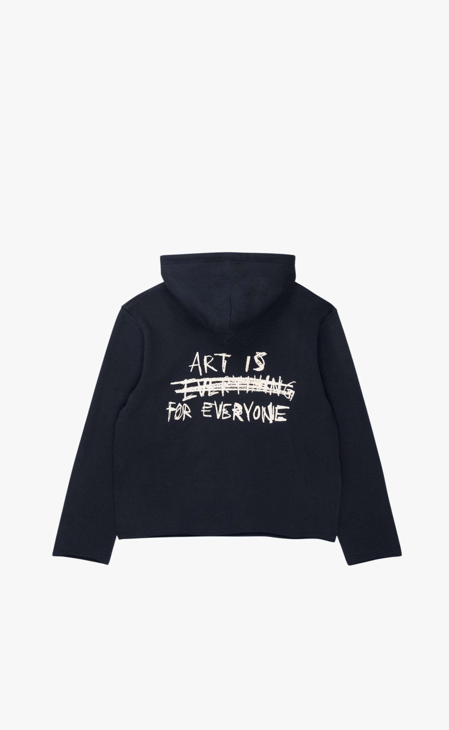 HONOR ART INSTITUTE ZIP BLACK HOODIE
