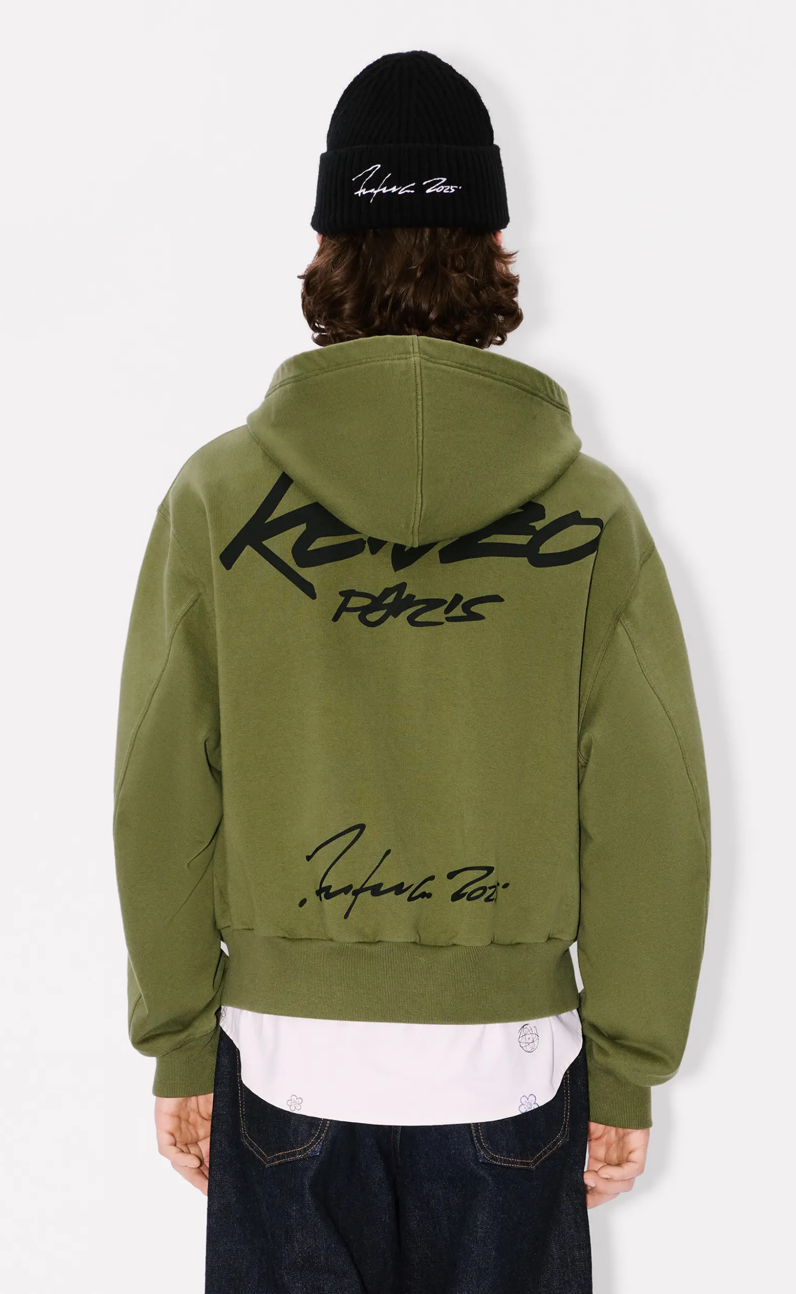 GOTS KENZO FUTURA BOXY KHAKI ZIP HOODIE
